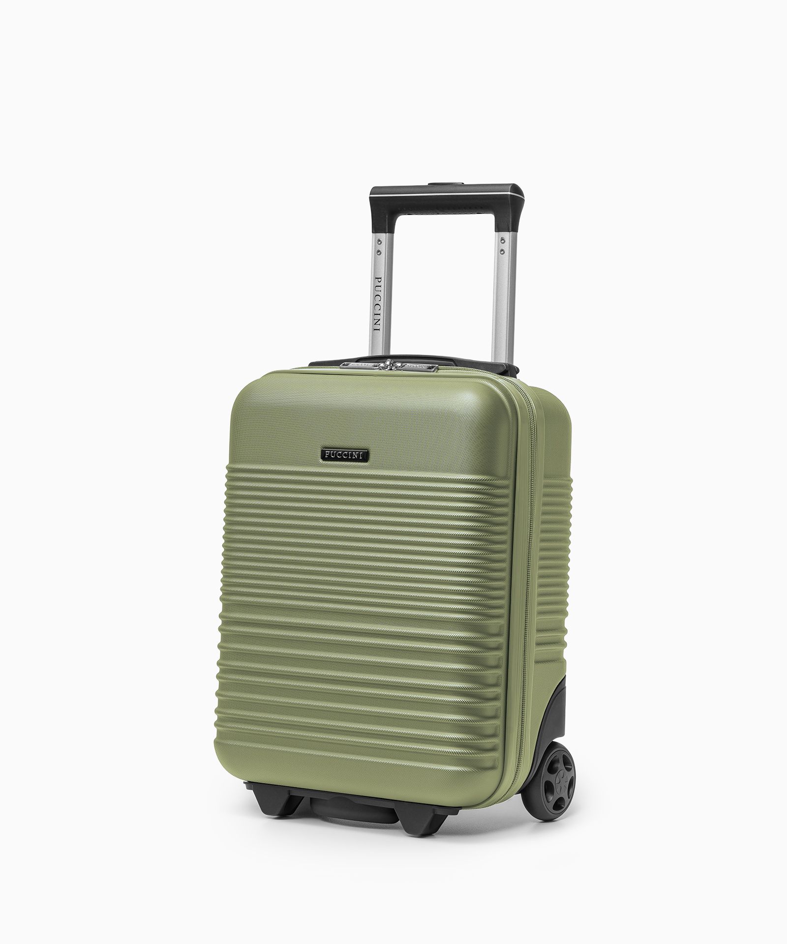 Міні валіза на 2-х колесах оливково-зеленого кольору