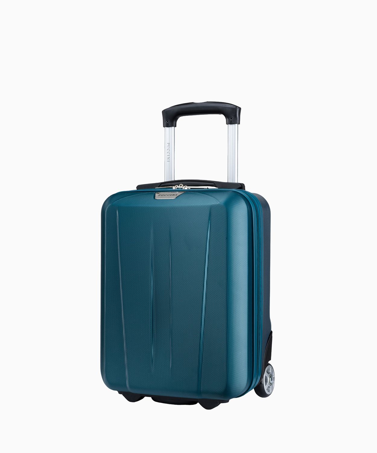 Валізка ручної поклажі зеленого кольору 