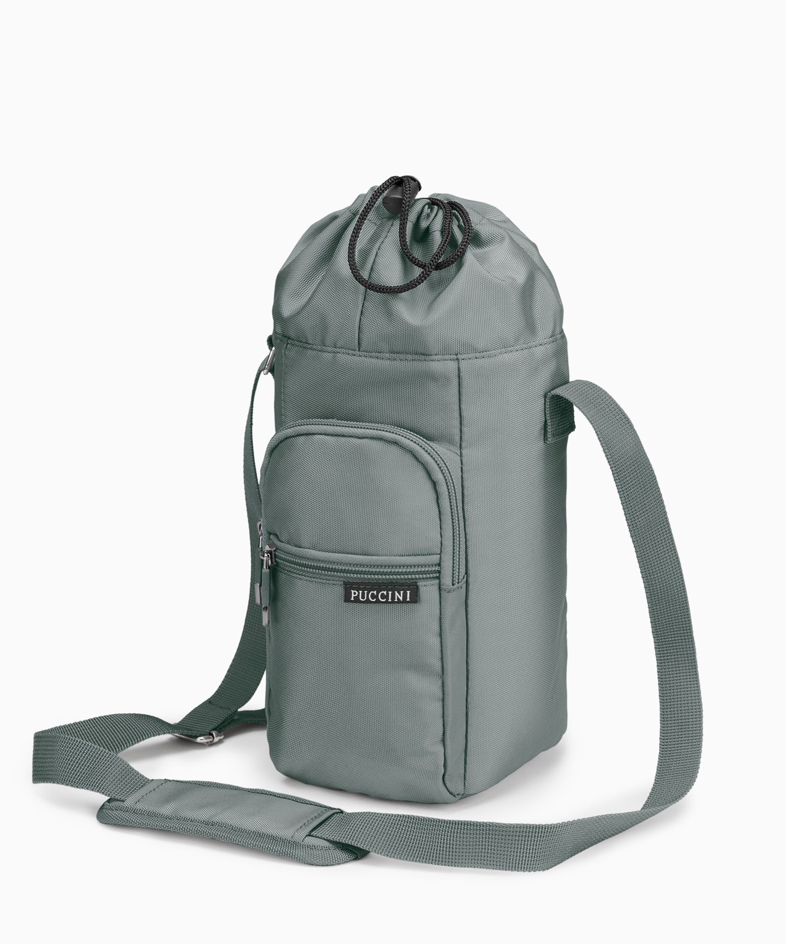 Термосумка для пляшок зелена