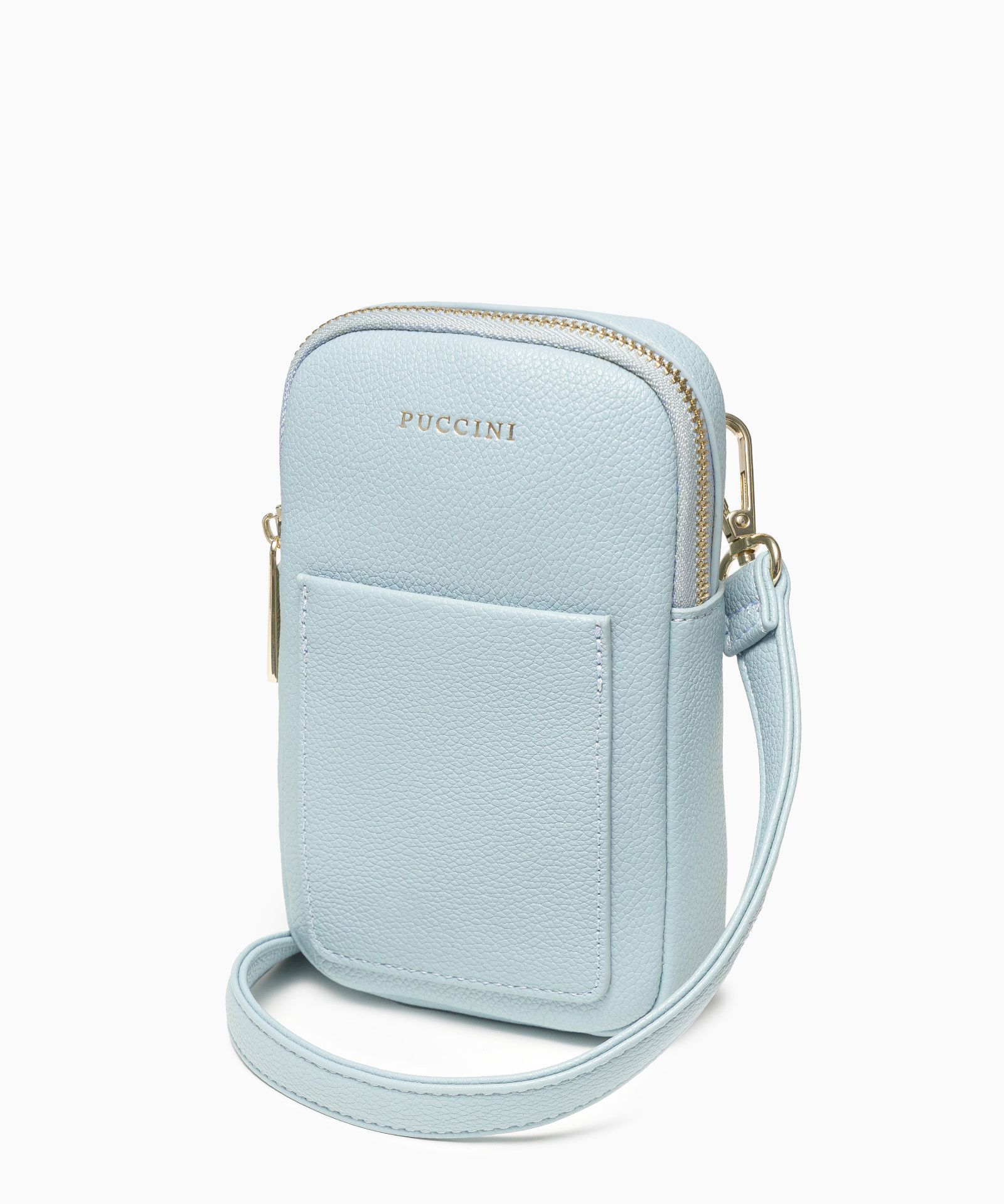 Жіноча міні-сумка для телефону синя