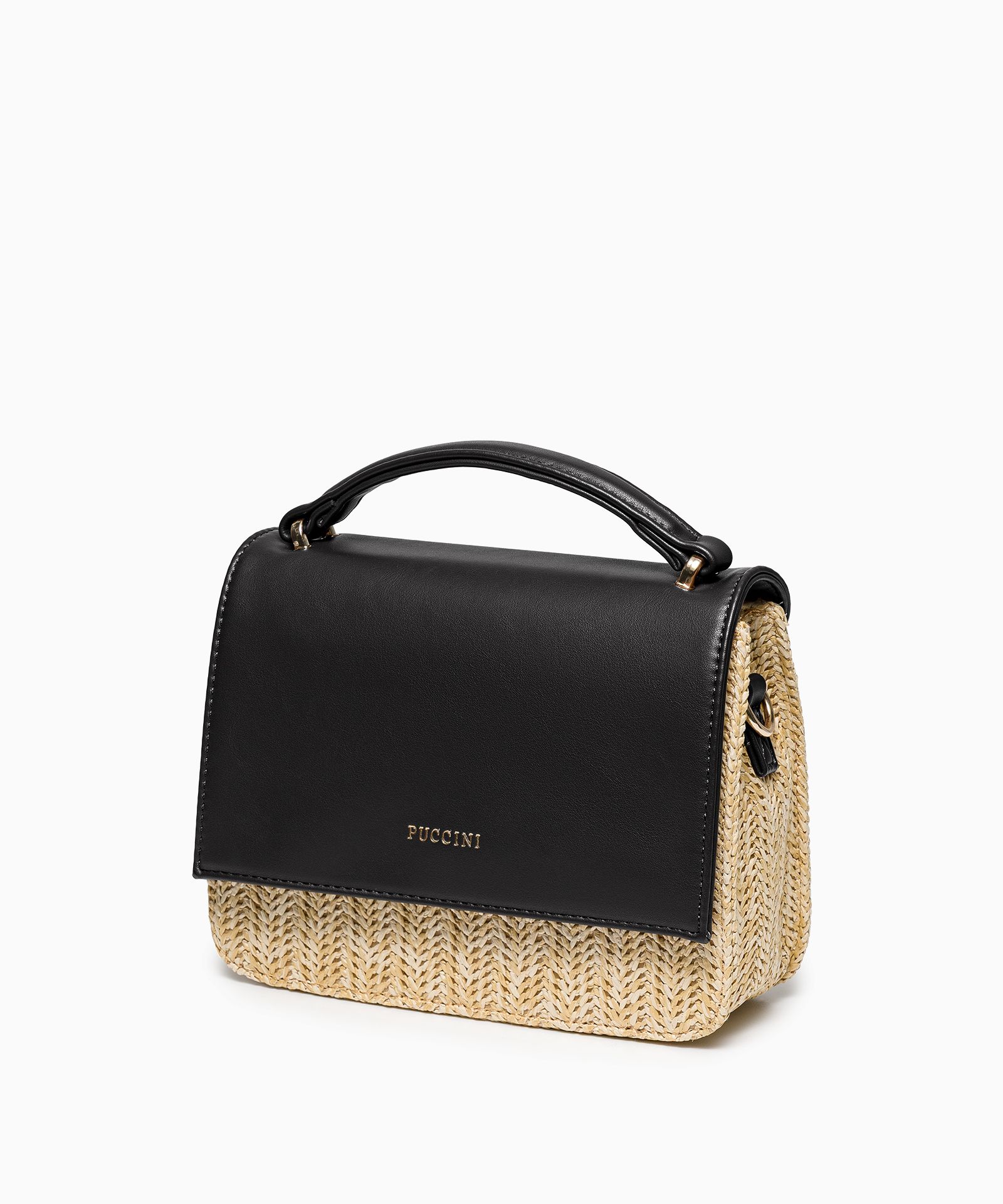 Жіноча сумка-кошик маленька чорна