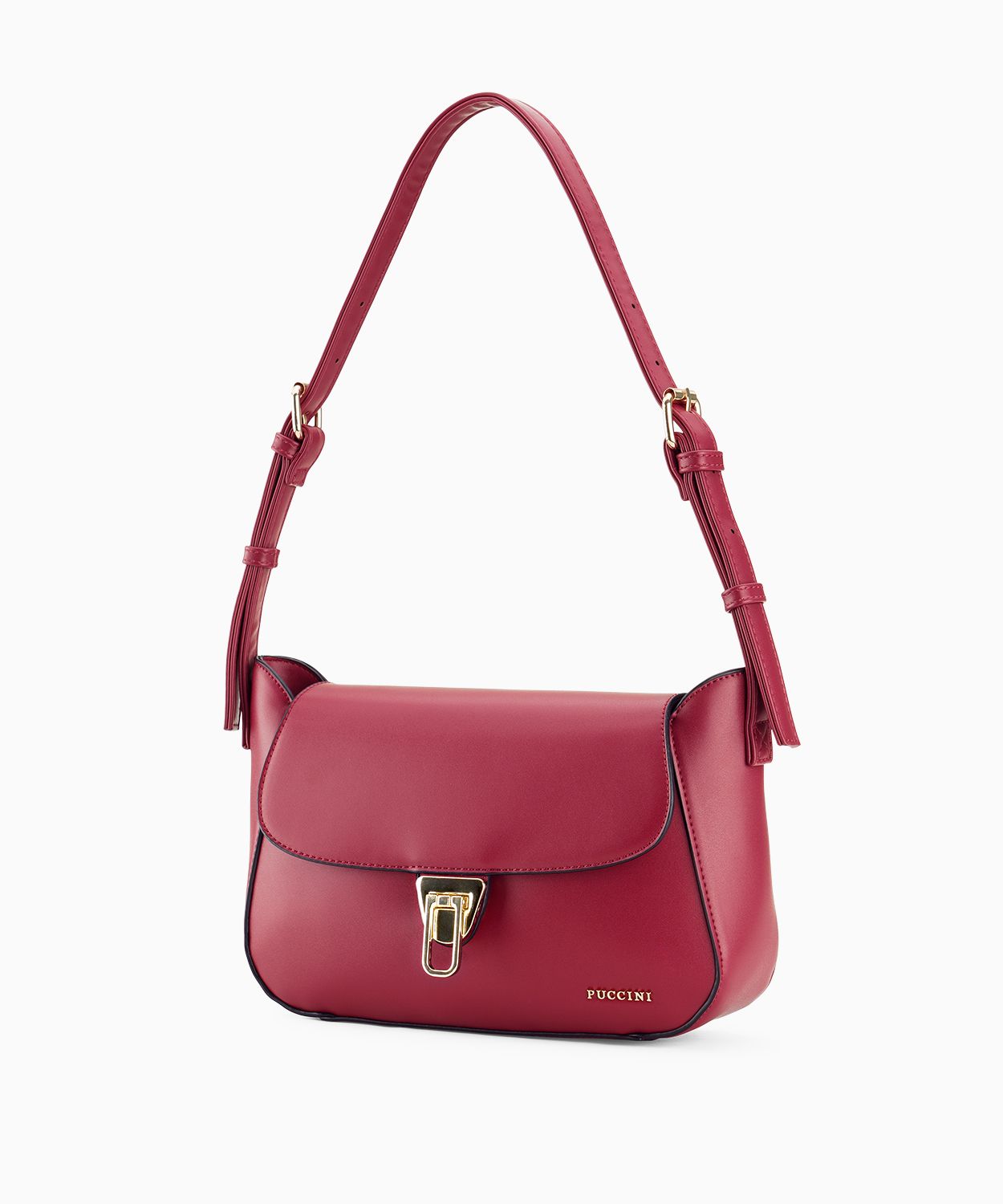  Жіноча багетна сумка через плече з регульованою лямкою