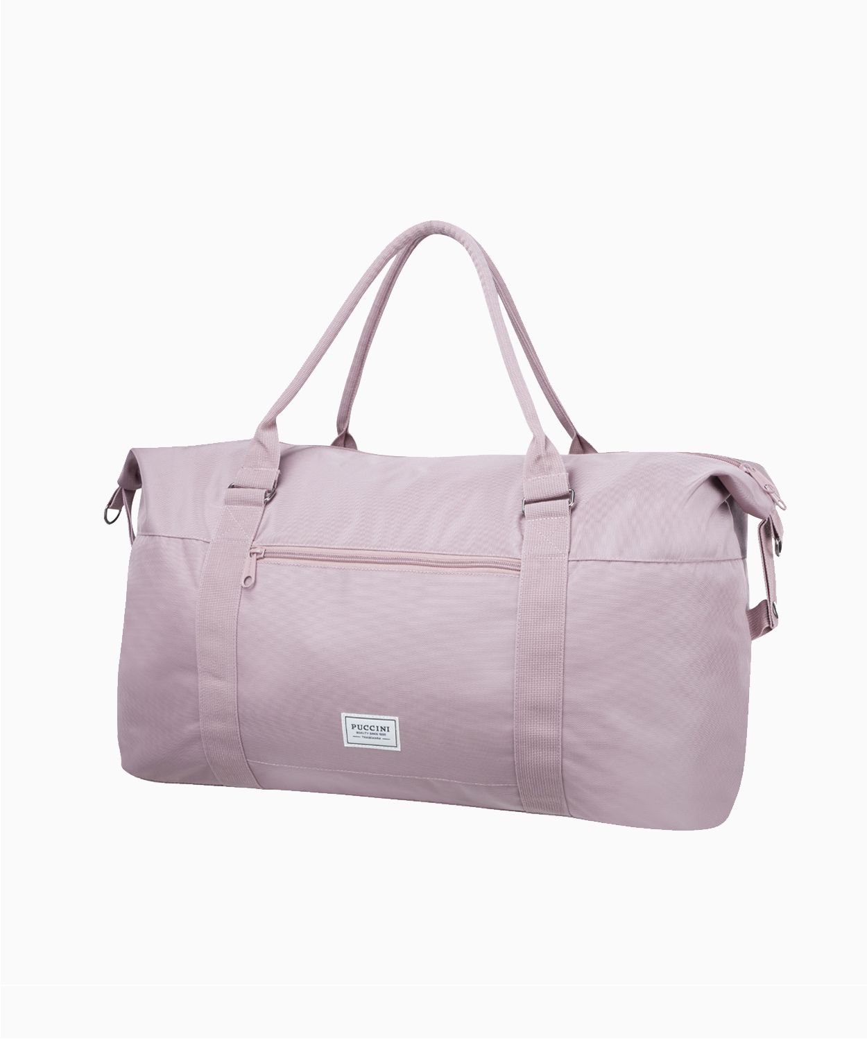 Рожева дорожня сумка з регульованим ременем 