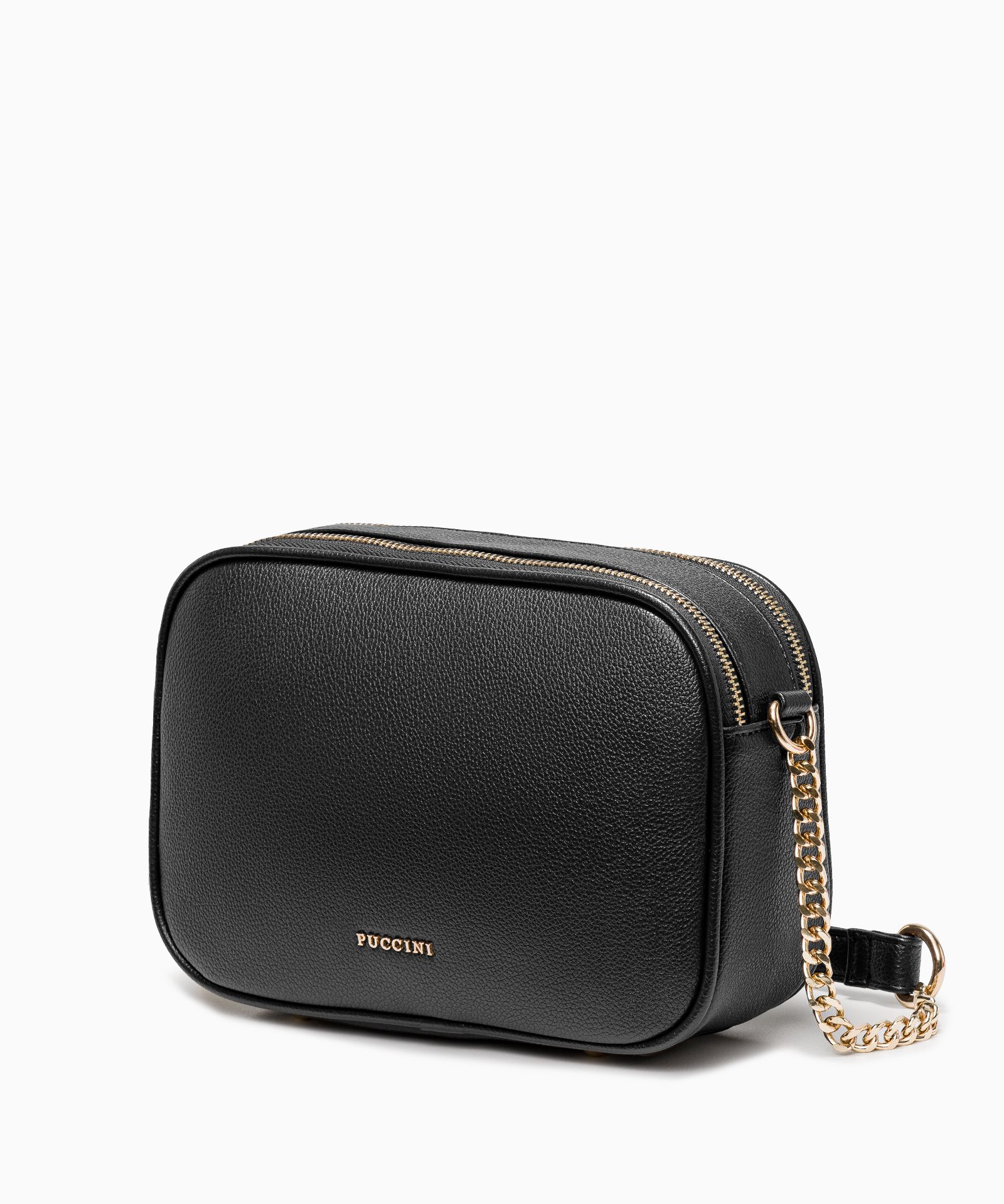 Прямокутна сумка через плече з ремінцем і ланцюжком