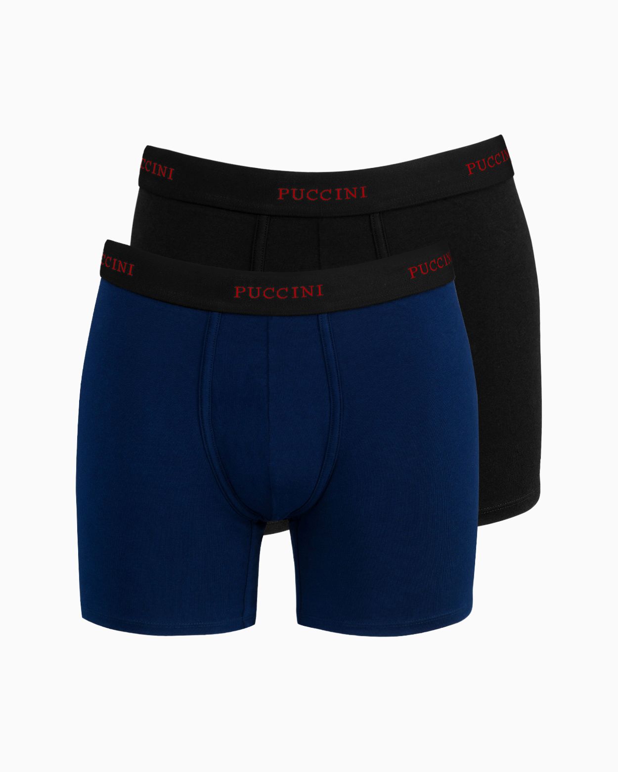 Чоловічі боксери двопак розмір L чорні та сині