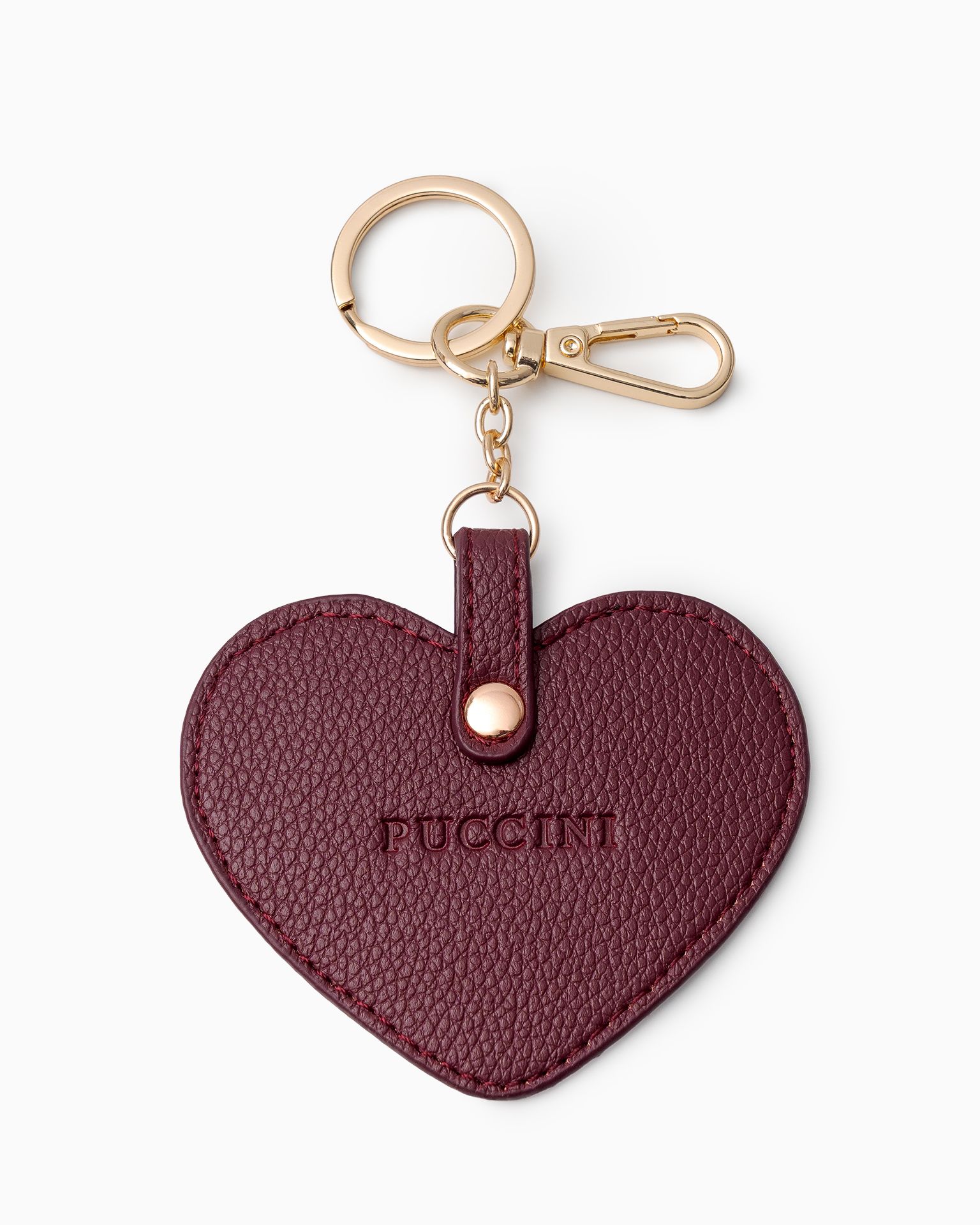 Брелок для сумки серце фіолетове