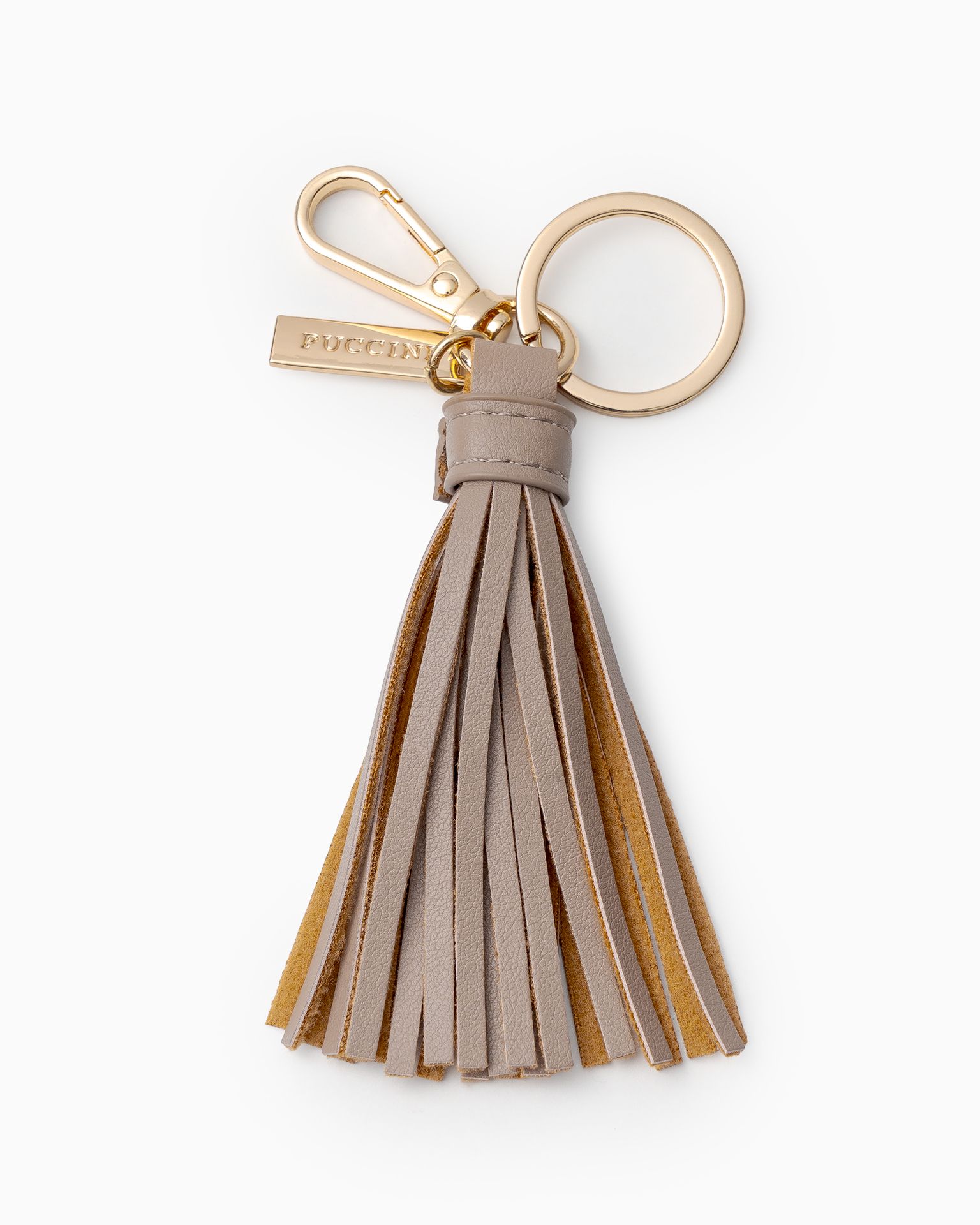 Брелок для сумки чохол бежевий