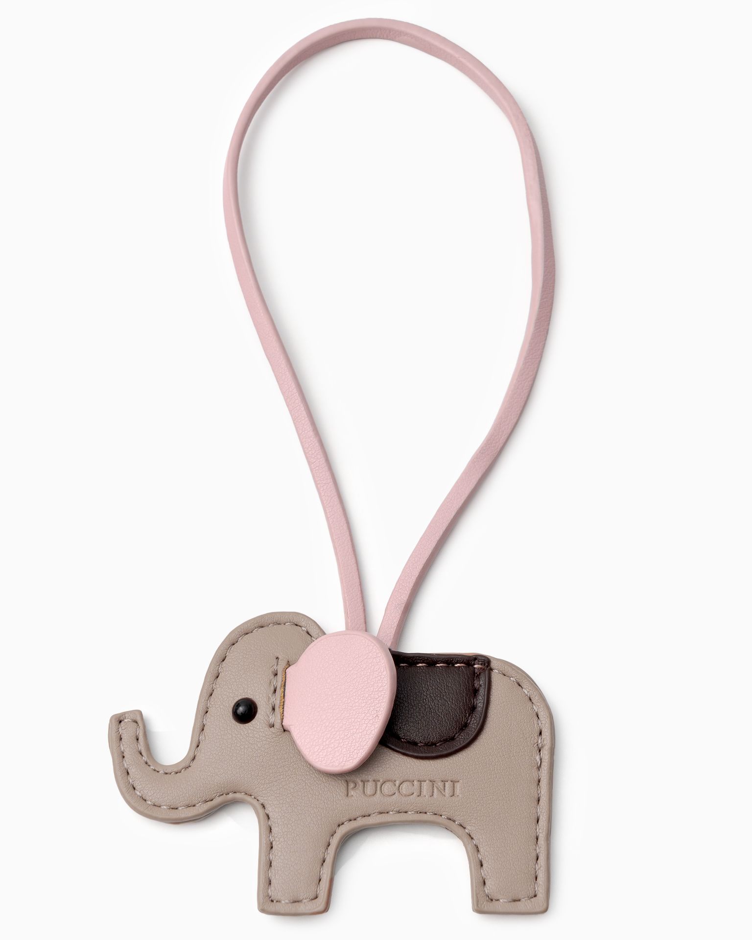 Брелок до сумки слон бежевий