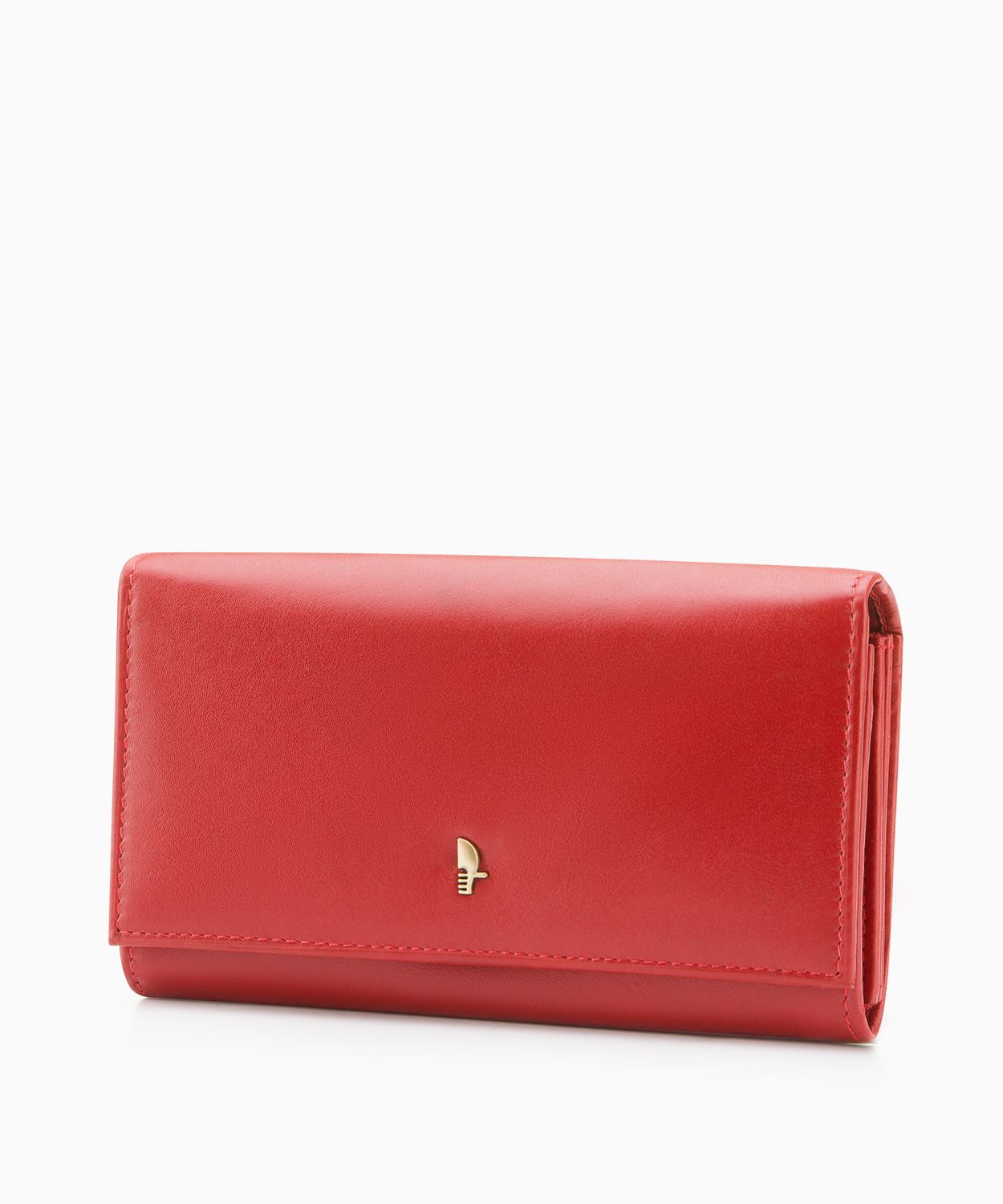Гаманець жіночий з натуральної шкіри червоного кольору