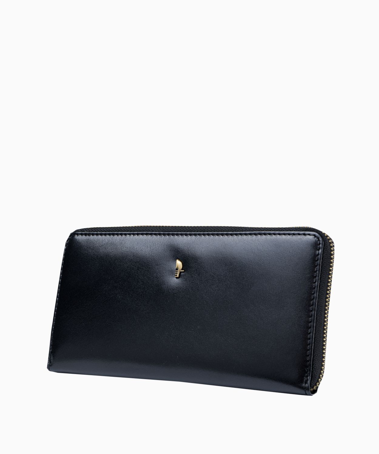 Чорний жіночий шкіряний гаманець