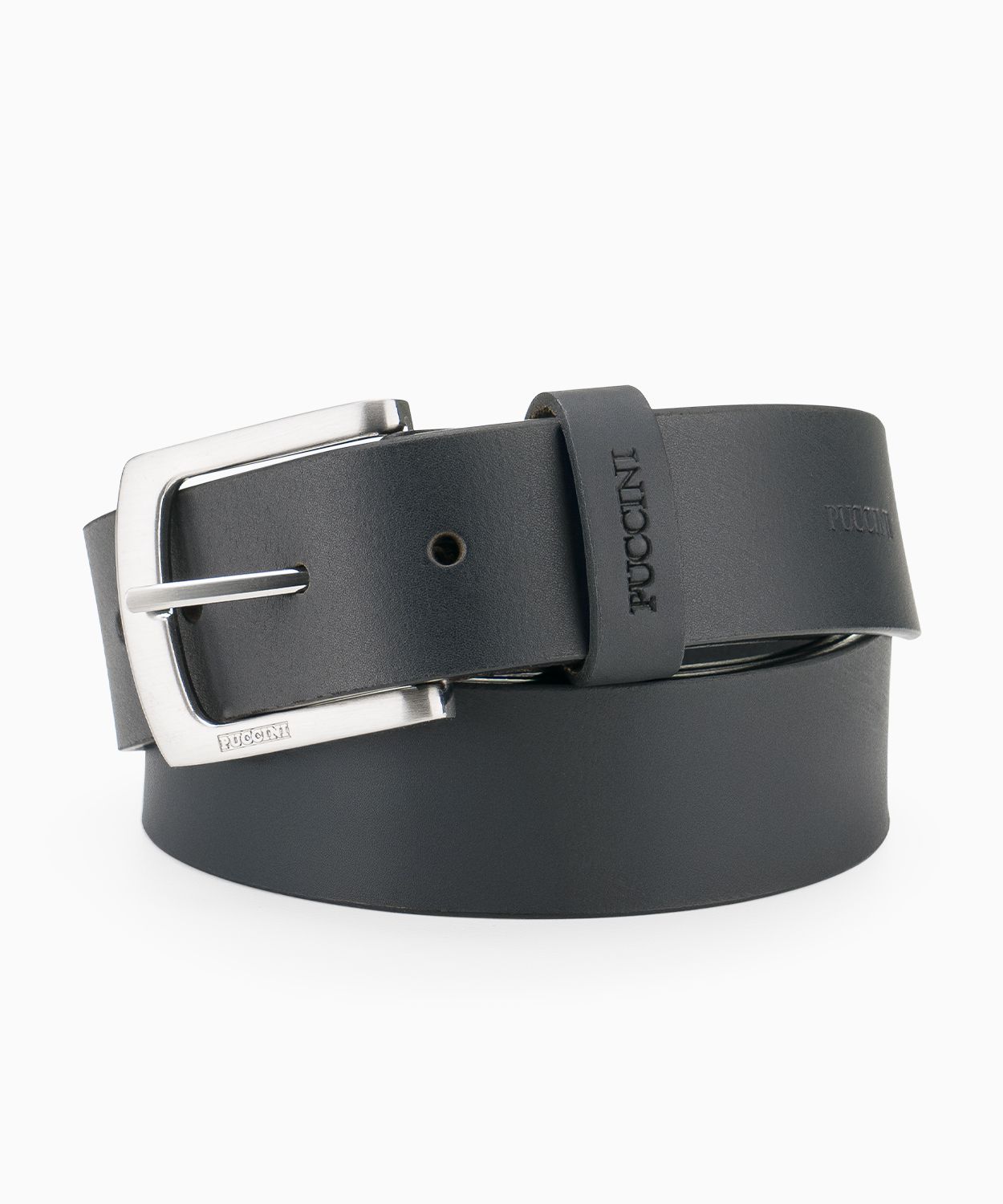 Чоловічий шкіряний ремінь чорний