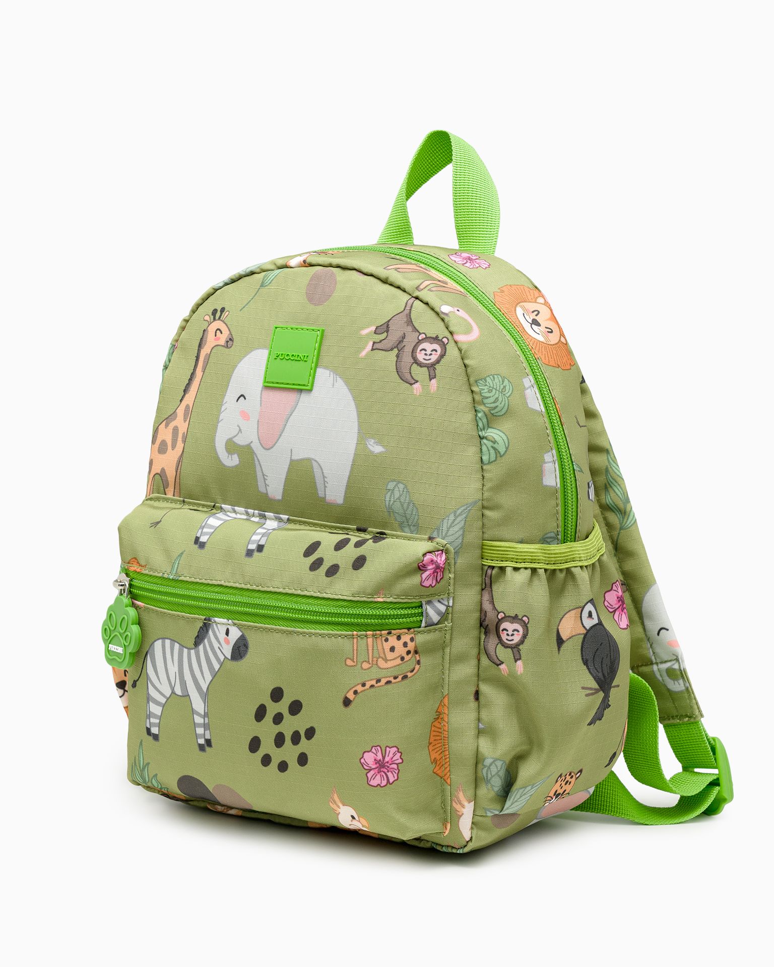 Набір рюкзак для дітей + гаманець + косметичка зелена сафарі