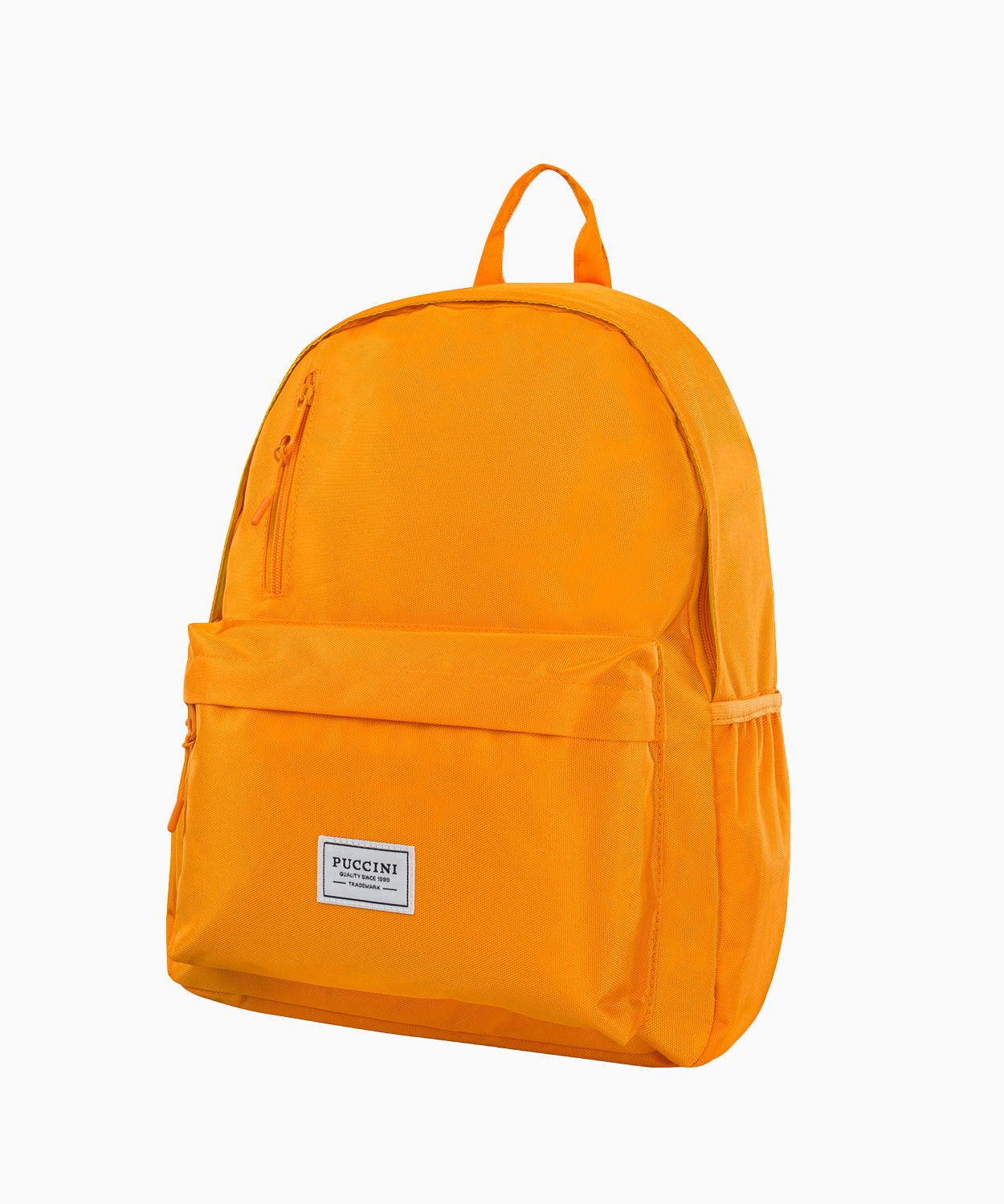 Жовтий молодіжний рюкзак з неоновою підкладкою 