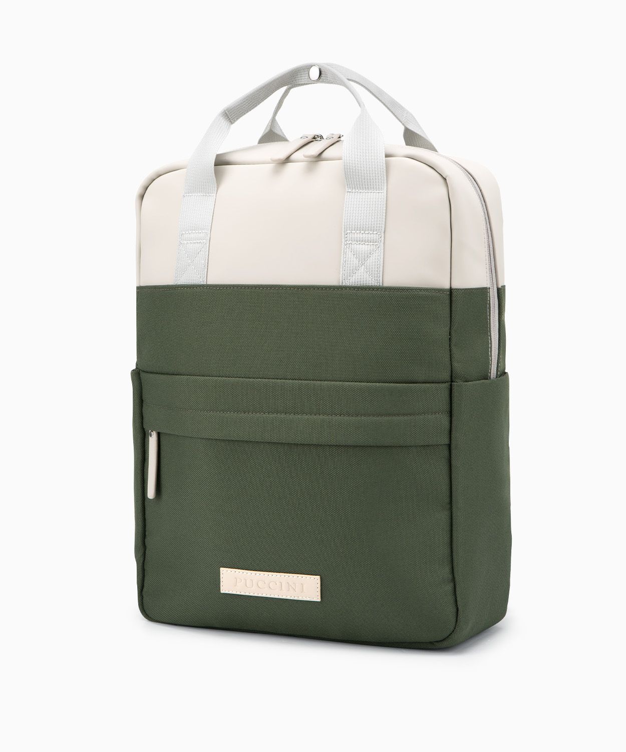 Темно-зелений міський рюкзак