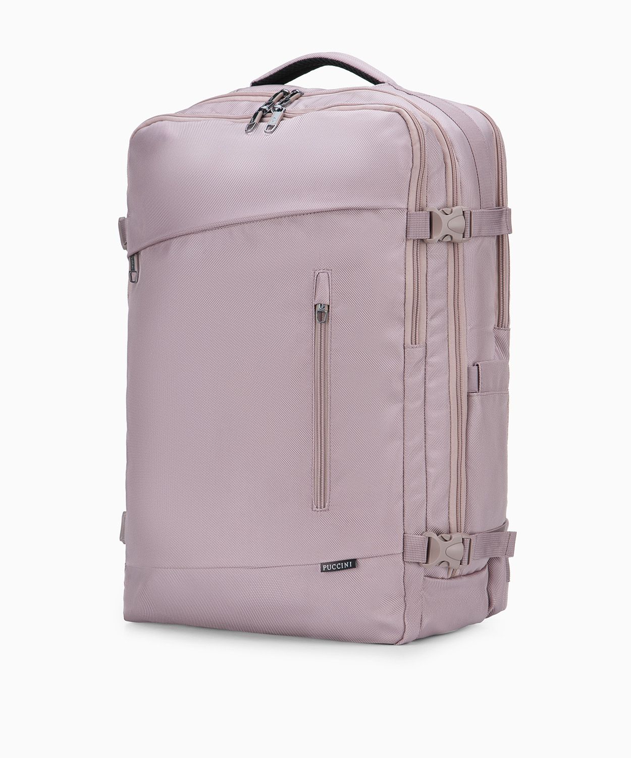 Великий дорожній рюкзак для літака в салоні рожевий