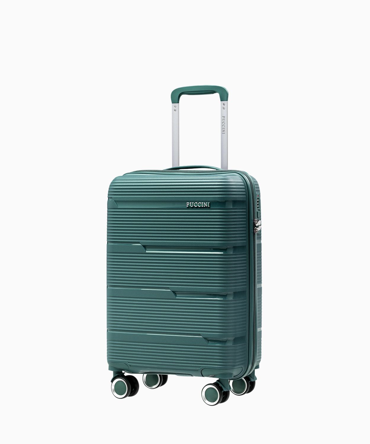 Поліпропіленова маленька валіза зеленого кольору