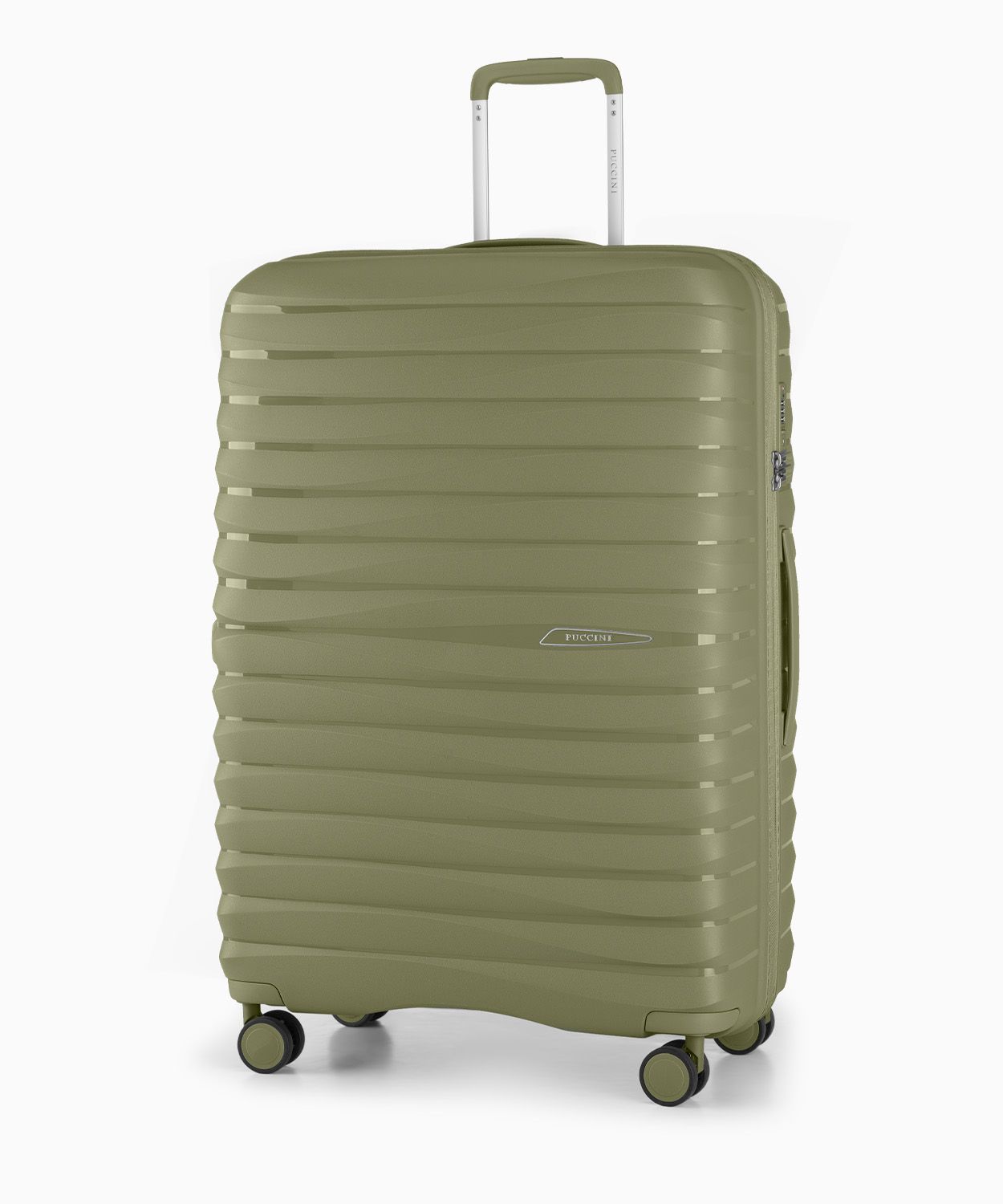 Велика дорожня валіза з поліпропілену на замку TSA