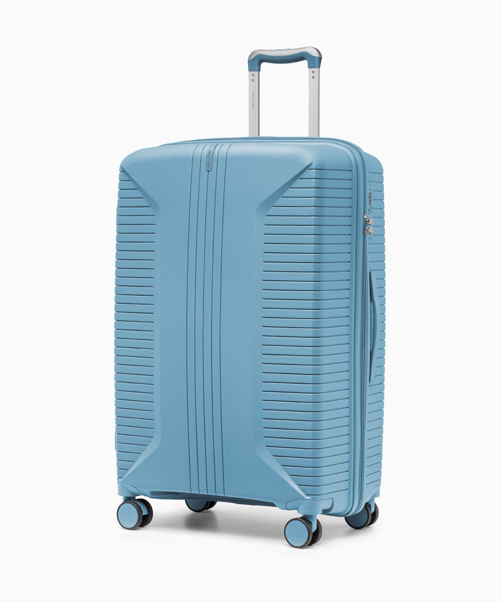 Набір валіз на колесах з поліпропілену синій