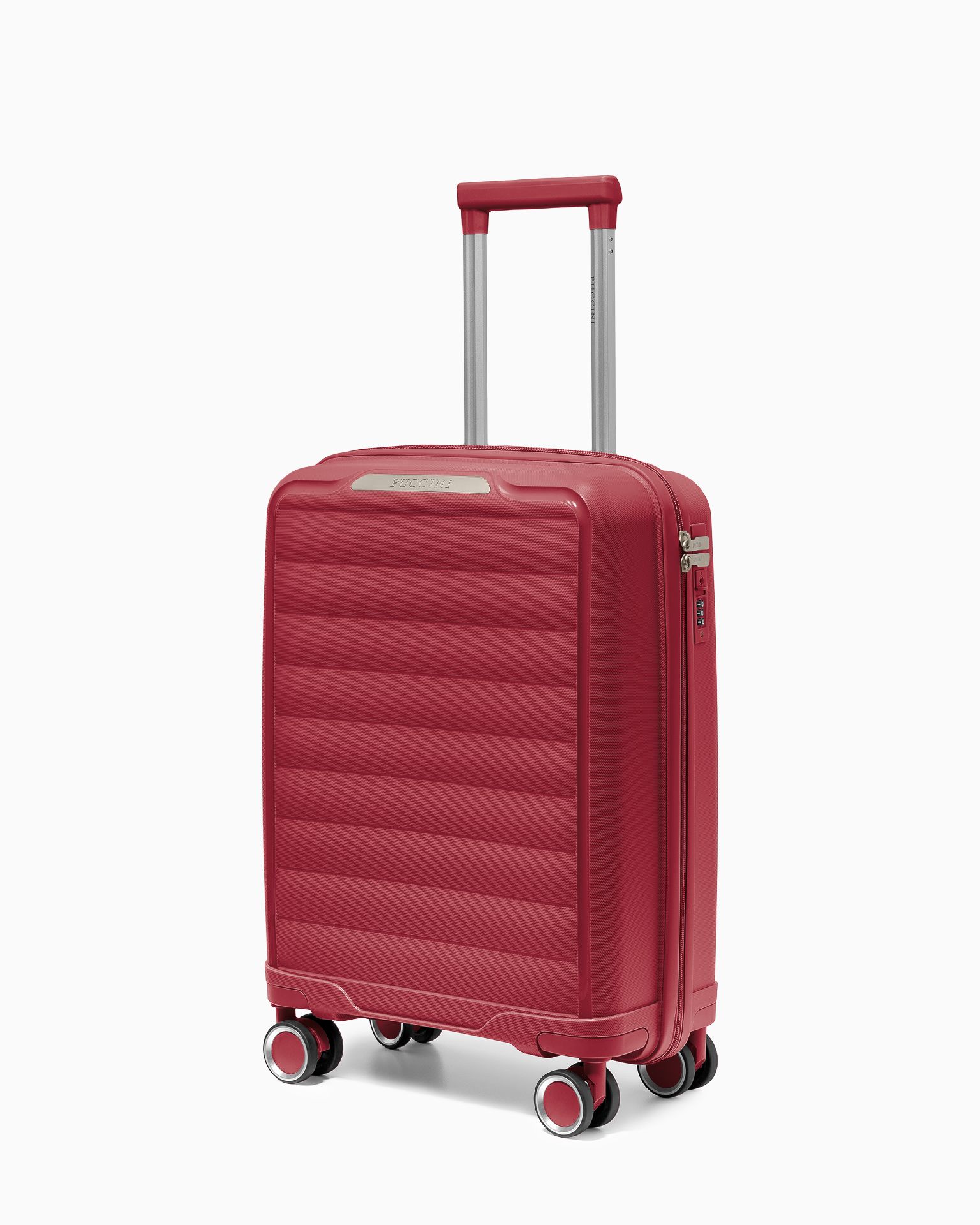 Валіза з поліпропілену червоного кольору