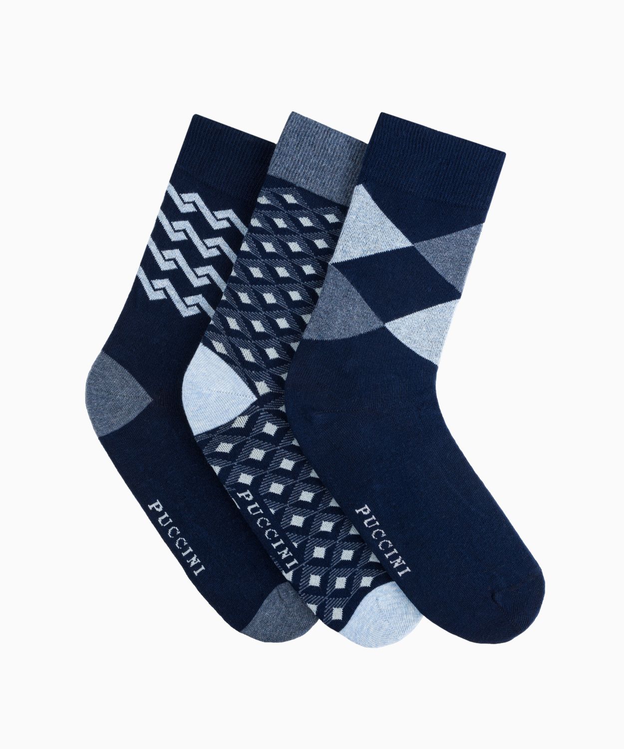 Шкарпетки з єгипетської бавовни розмір 43-46 3уп.-SKS1007 4346