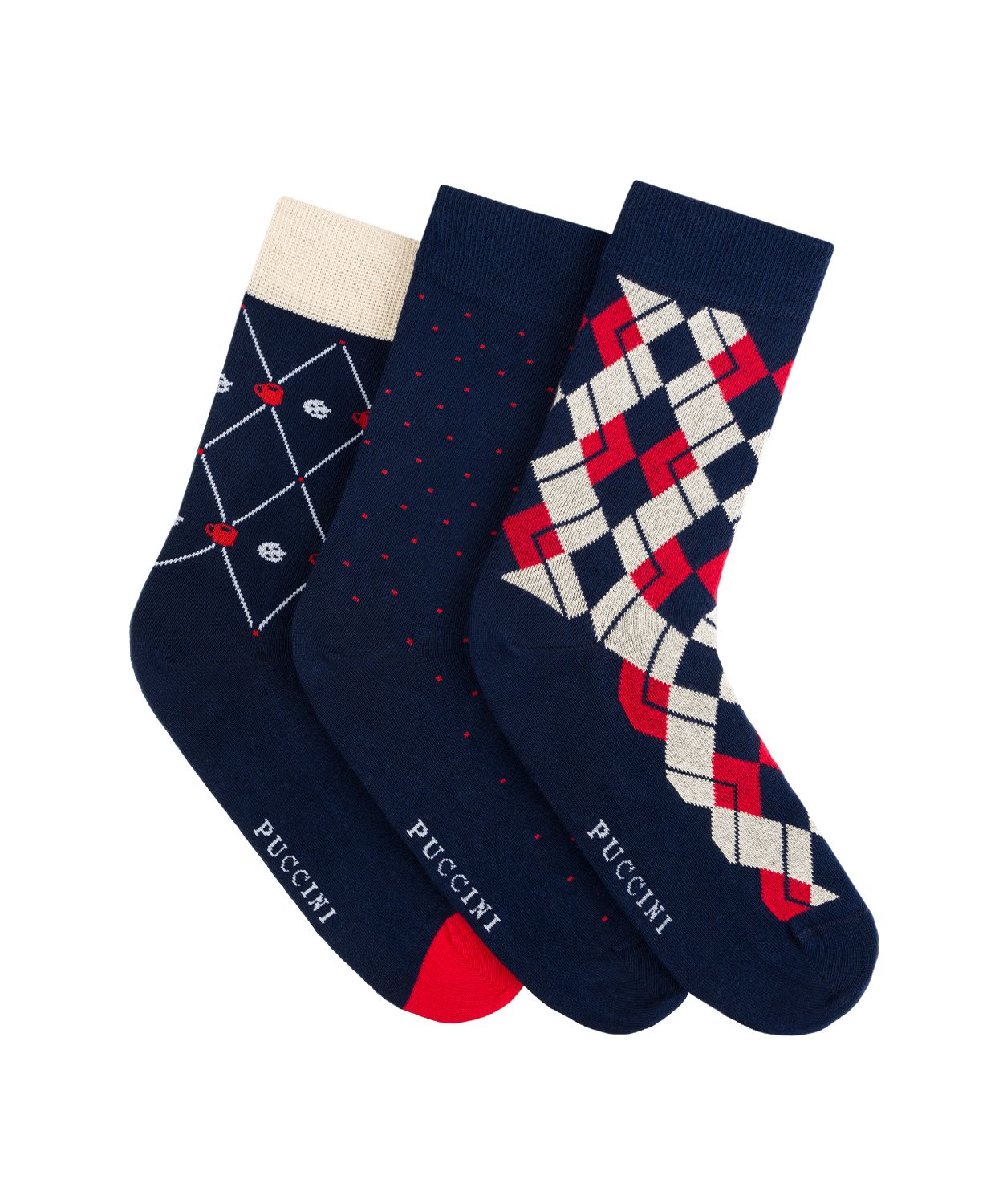 Шкарпетки з єгипетської бавовни розмір 43-46 3уп.-SKS1011 3942