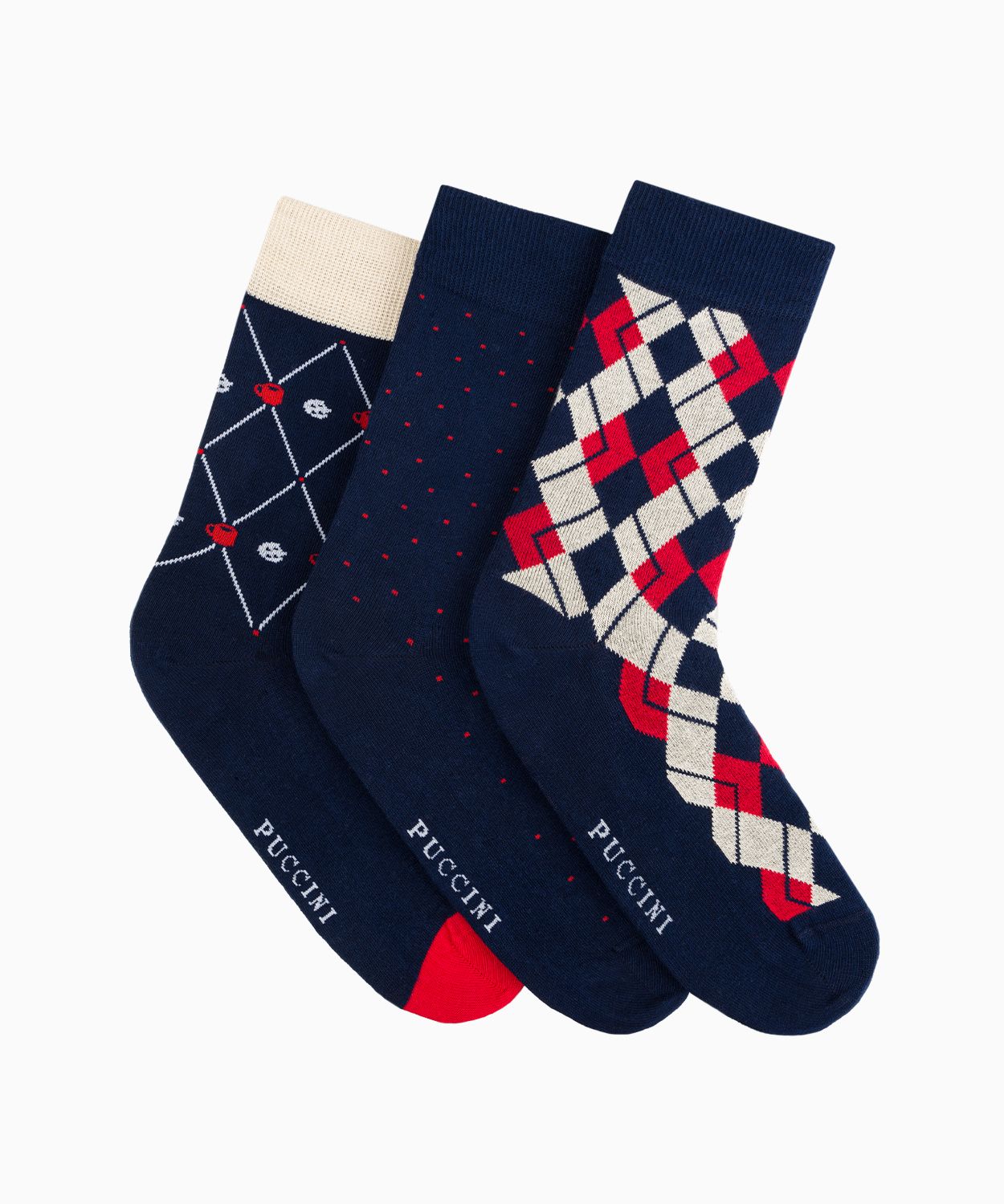 Шкарпетки з єгипетської бавовни розмір 43-46 3уп.-SKS1011 4346