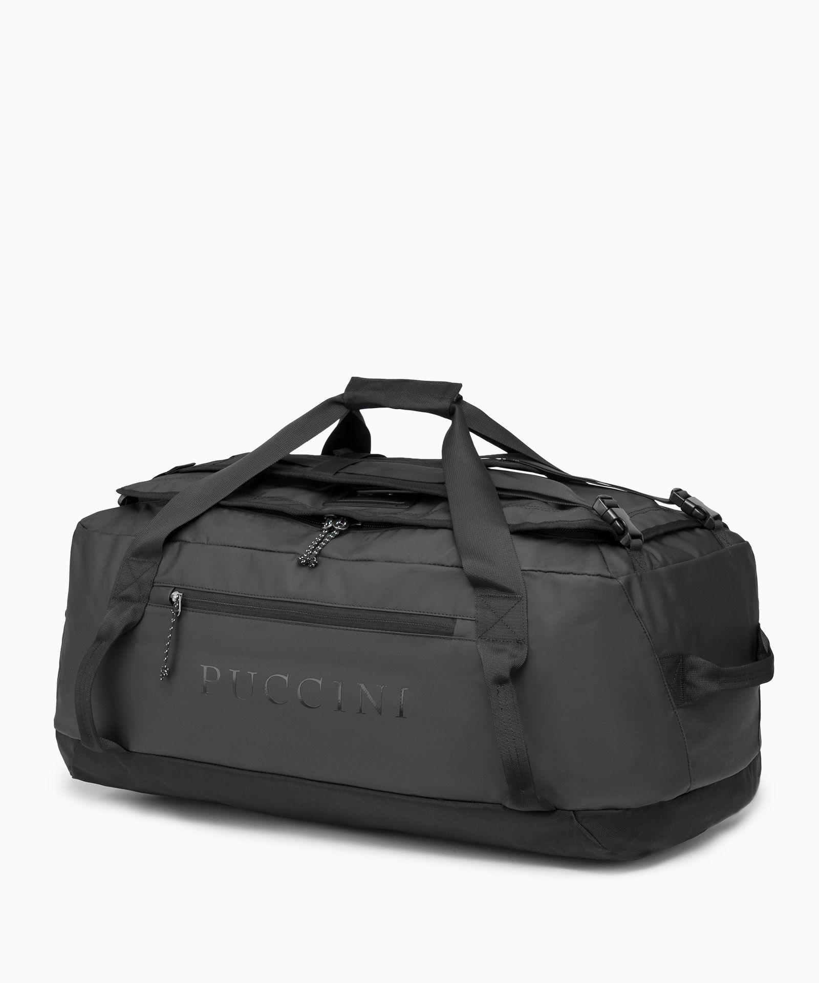 Дорожня сумка з функцією рюкзака 2в1 чорна розмір L