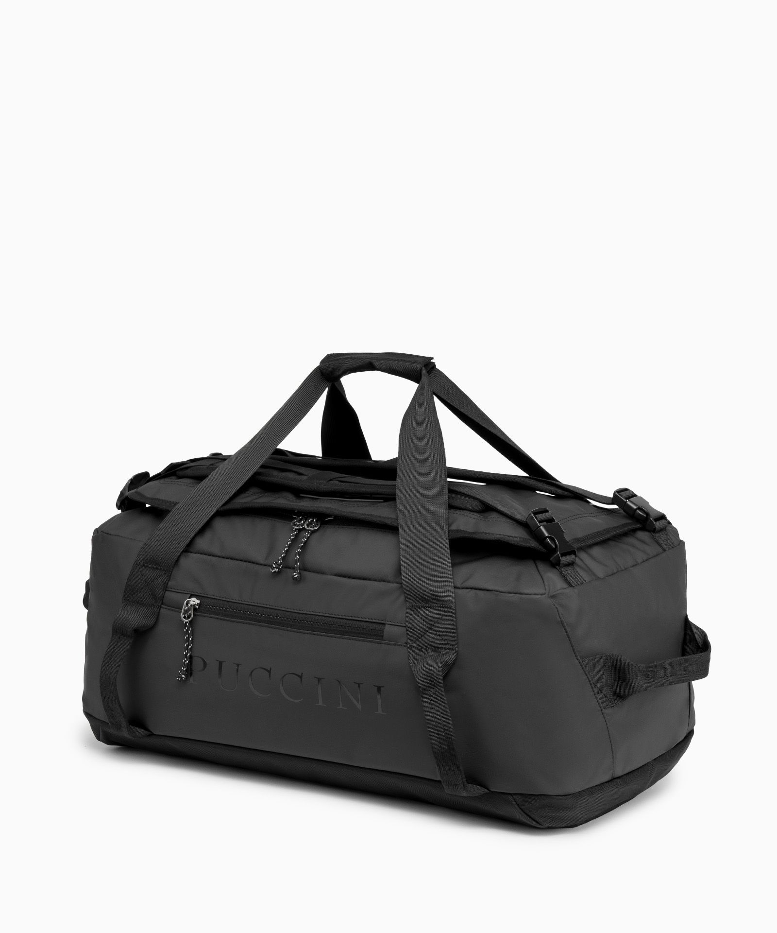 Дорожня сумка з функцією рюкзака 2в1 чорна розмір M