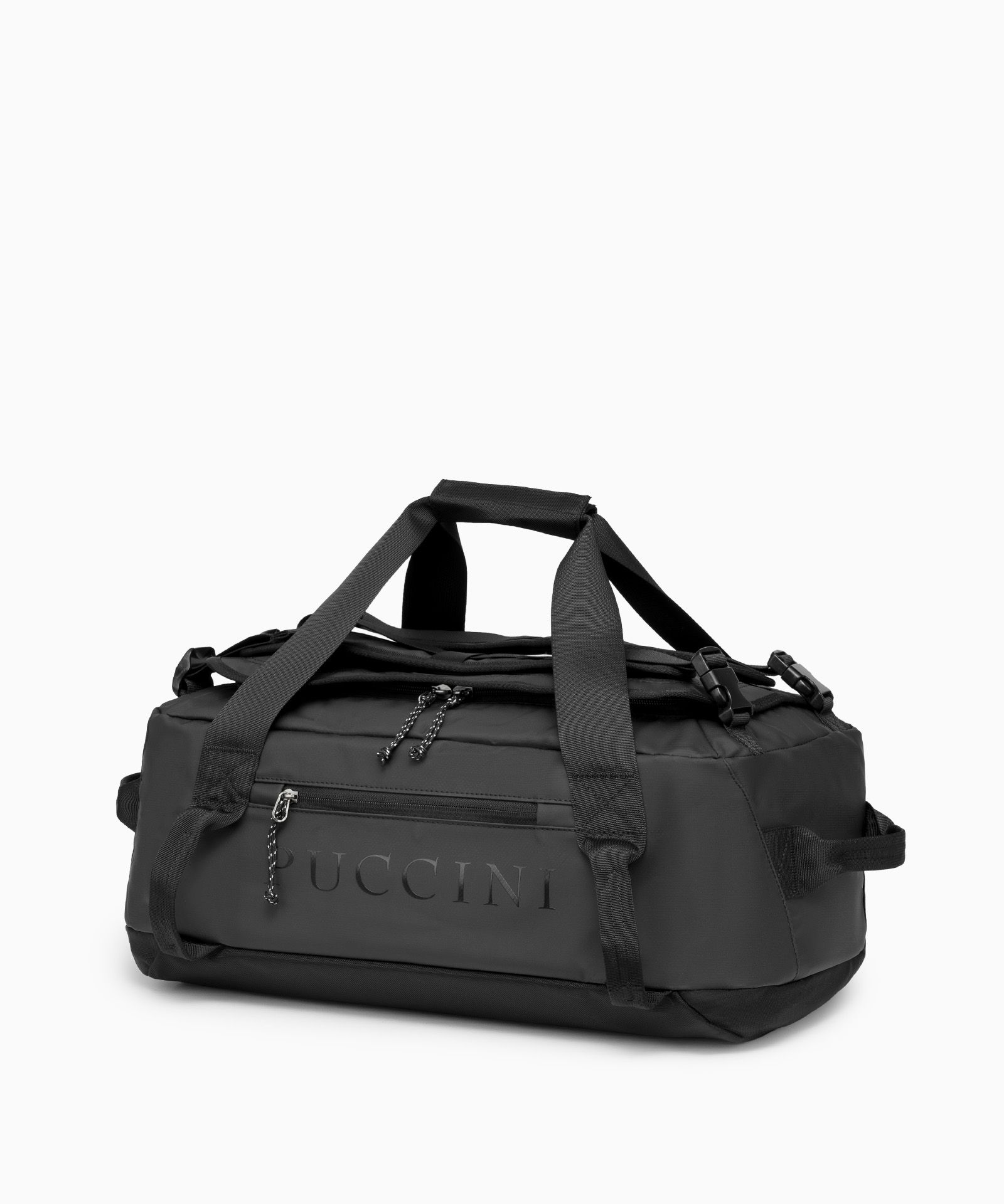 Дорожня сумка з функцією рюкзака 2в1 чорна розмір S