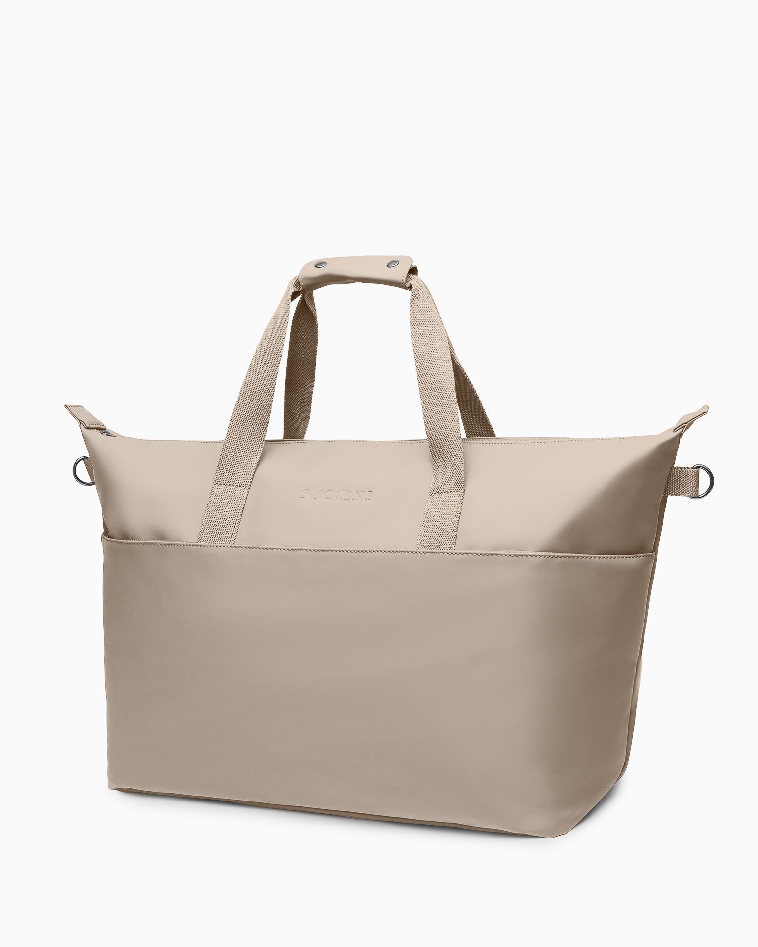 Сумка вихідного дня велика бежева