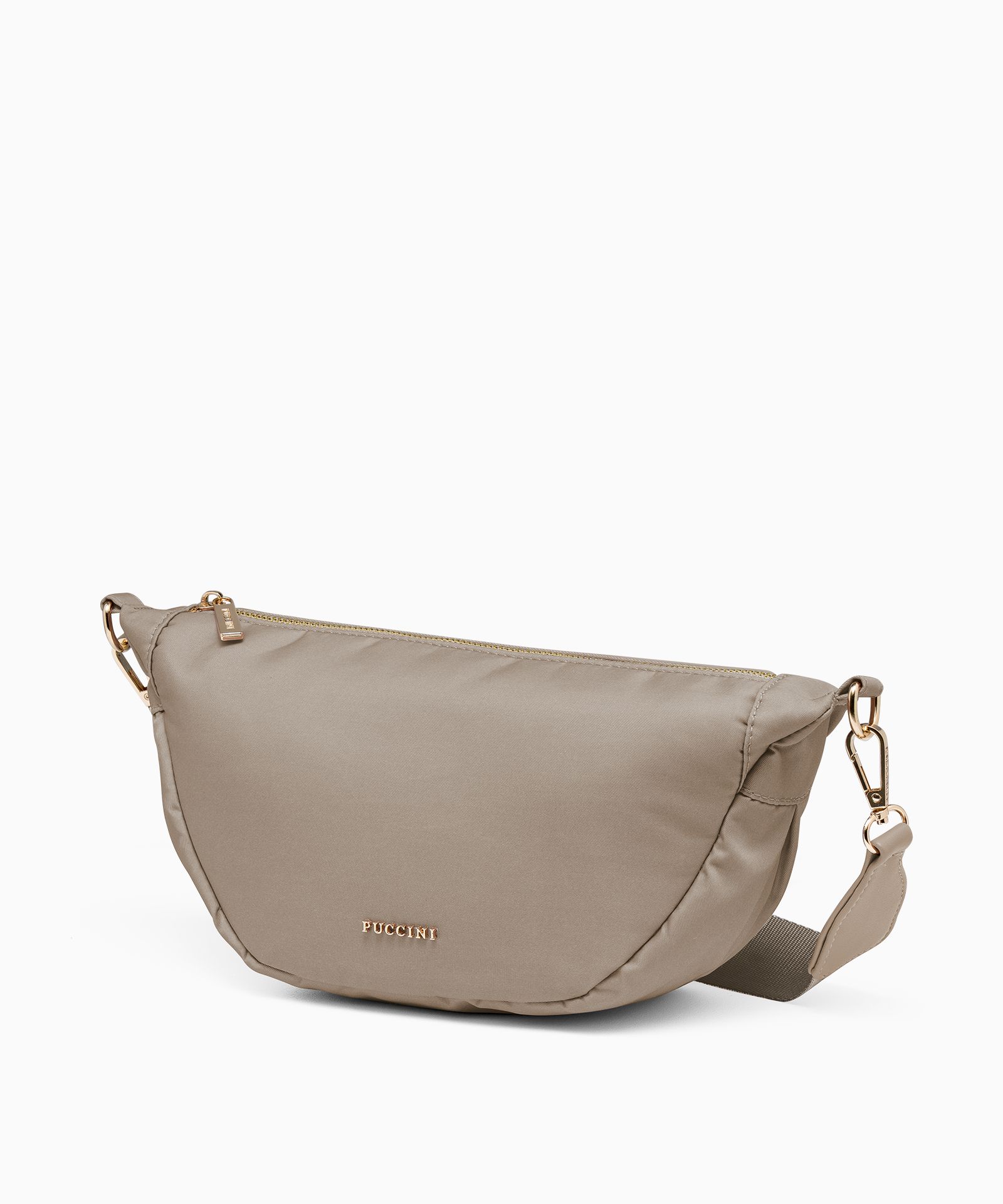 М'яка сумка півмісяць коричнева