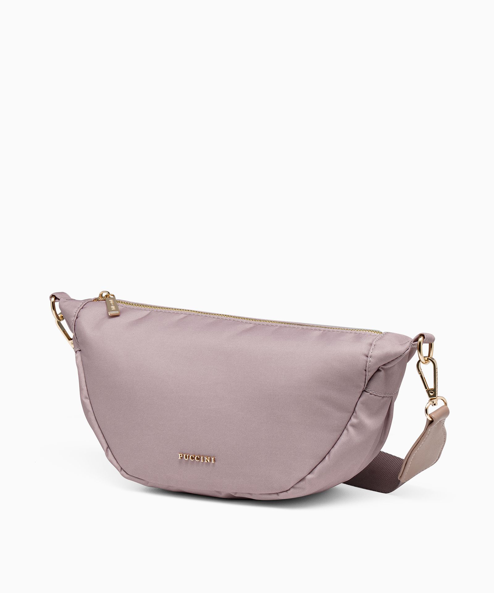 М'яка рожева сумочка з півмісяцем