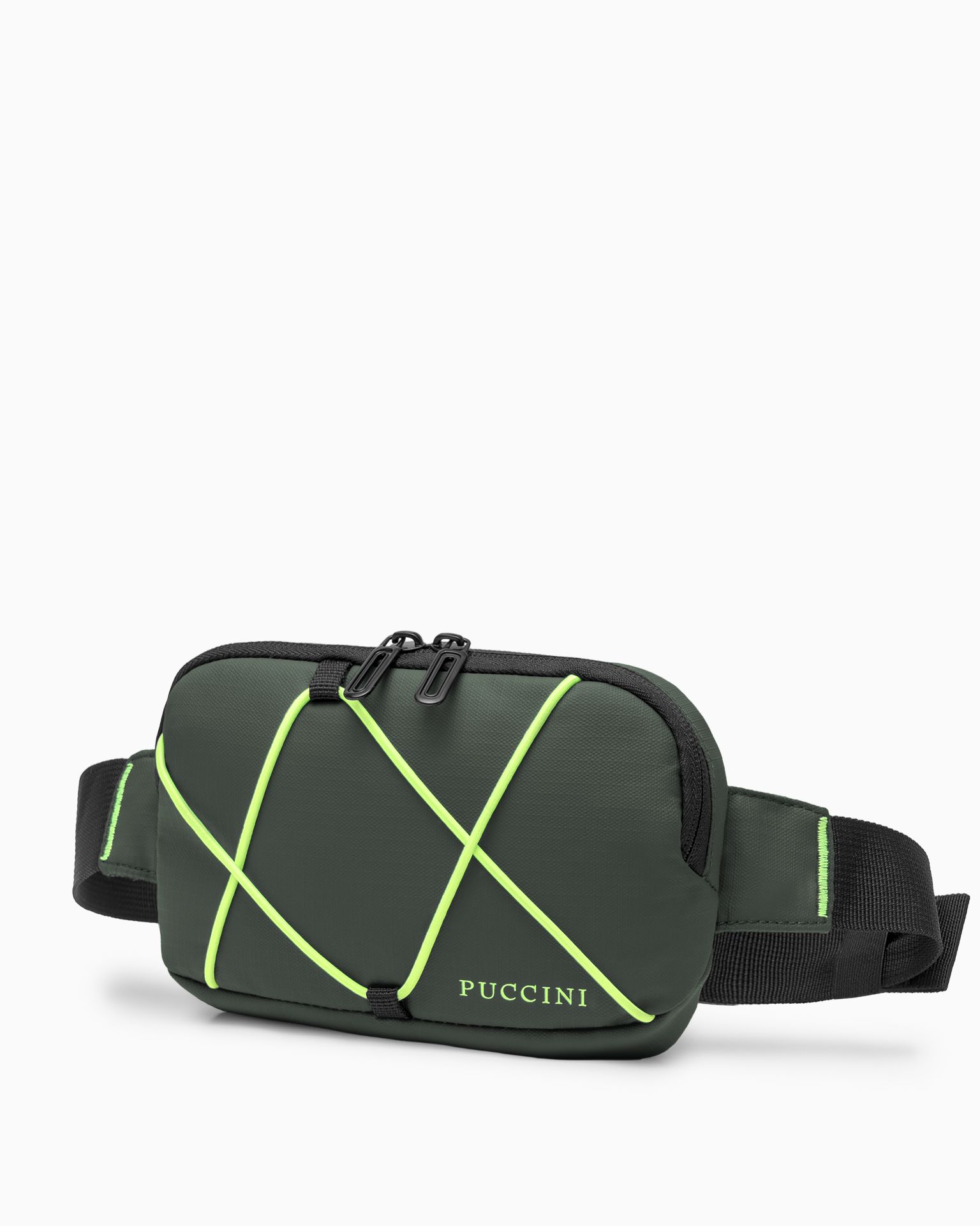 Невелика зелена нирка з матеріалу