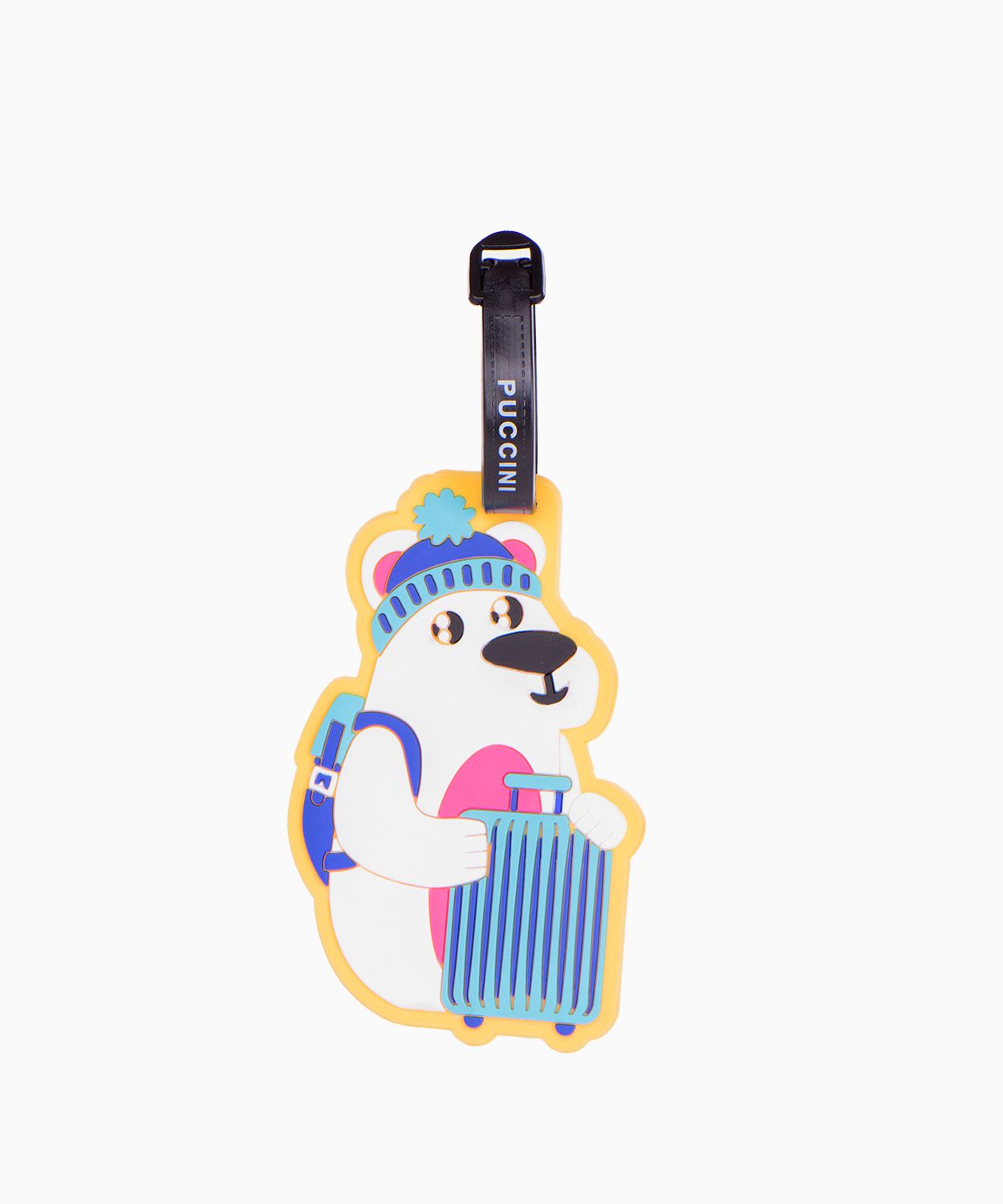 Ведмедик на багажній бирці