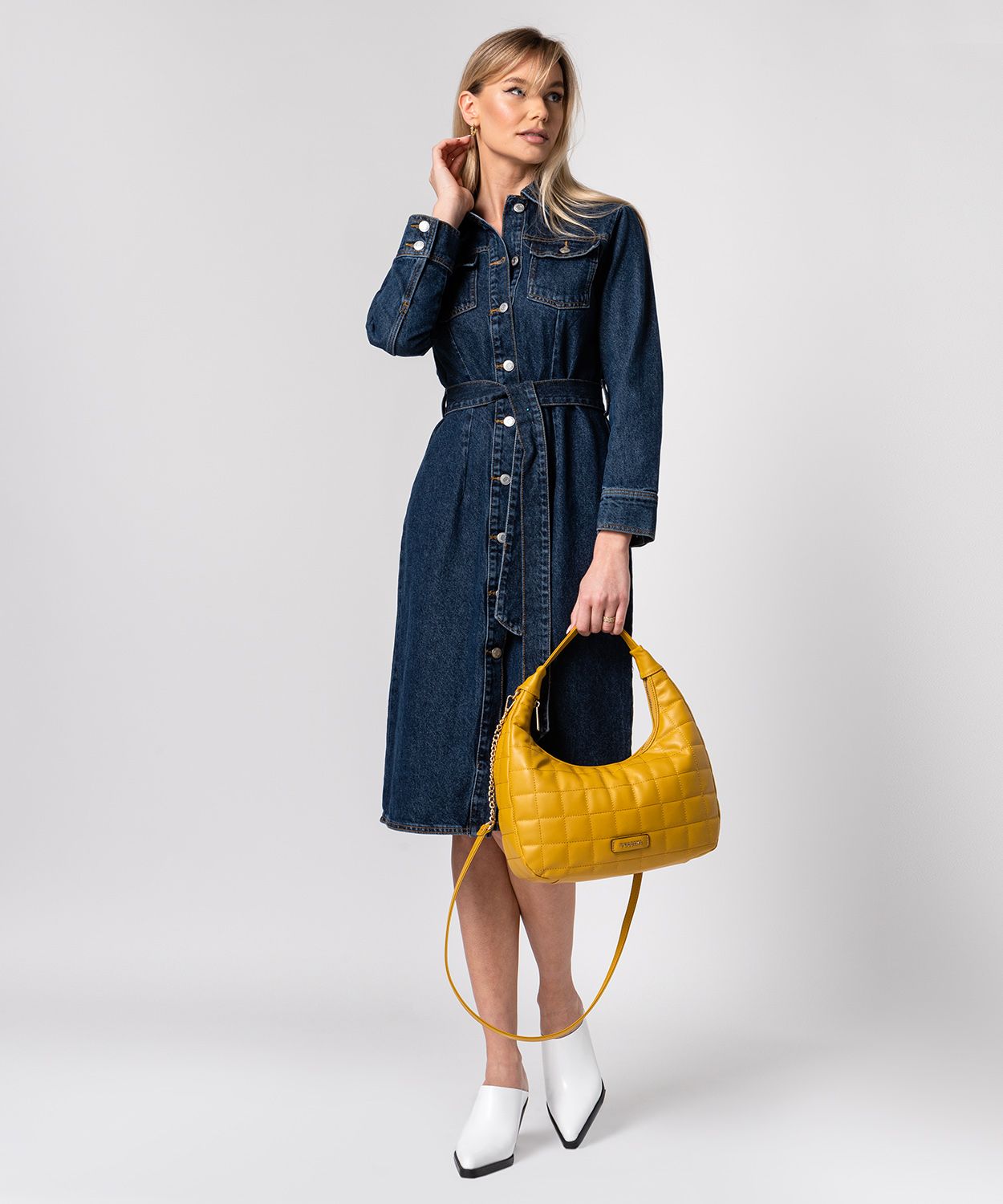 Жовта жіноча повсякденна сумка