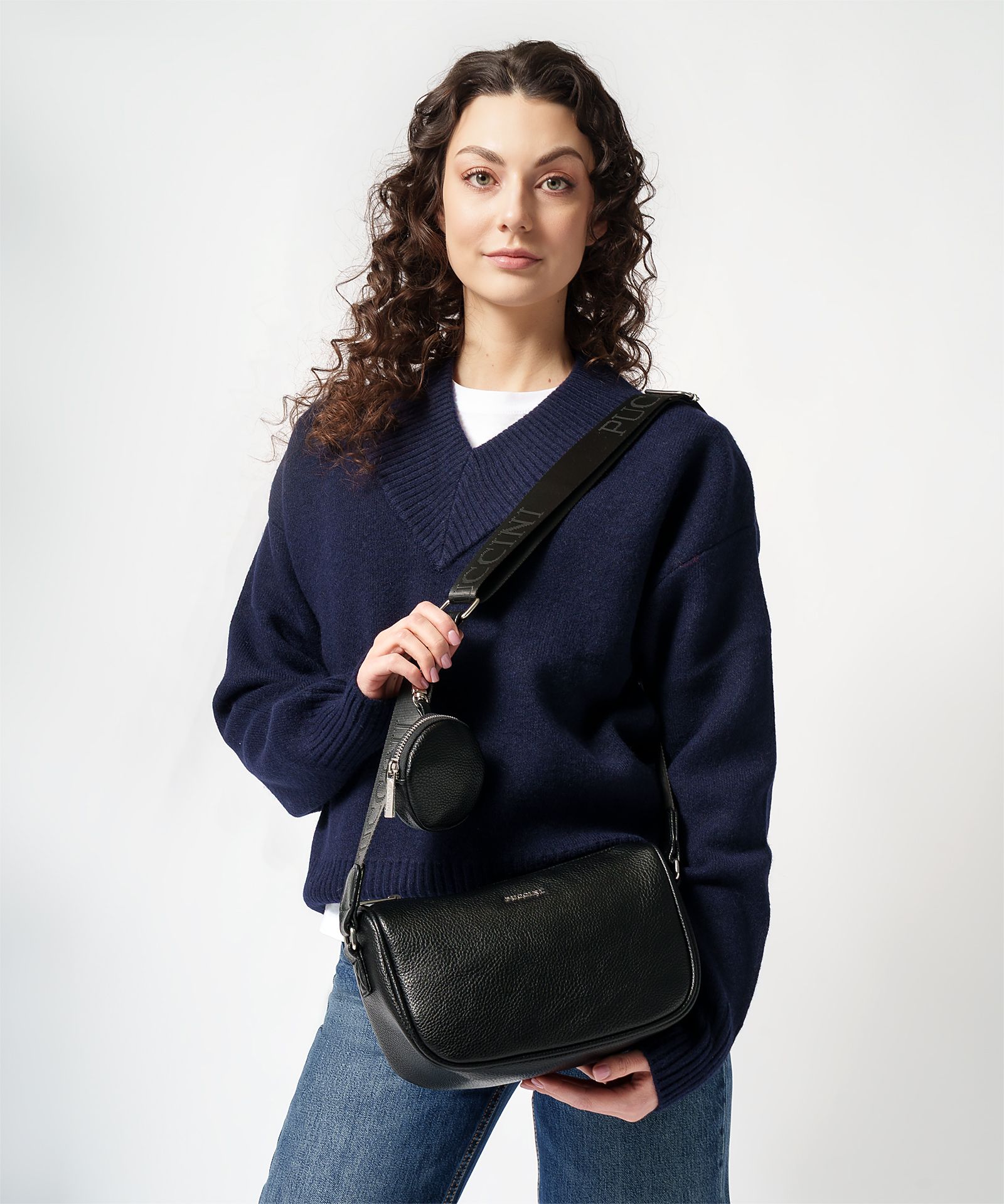 Сумка з тканинним ремінцем