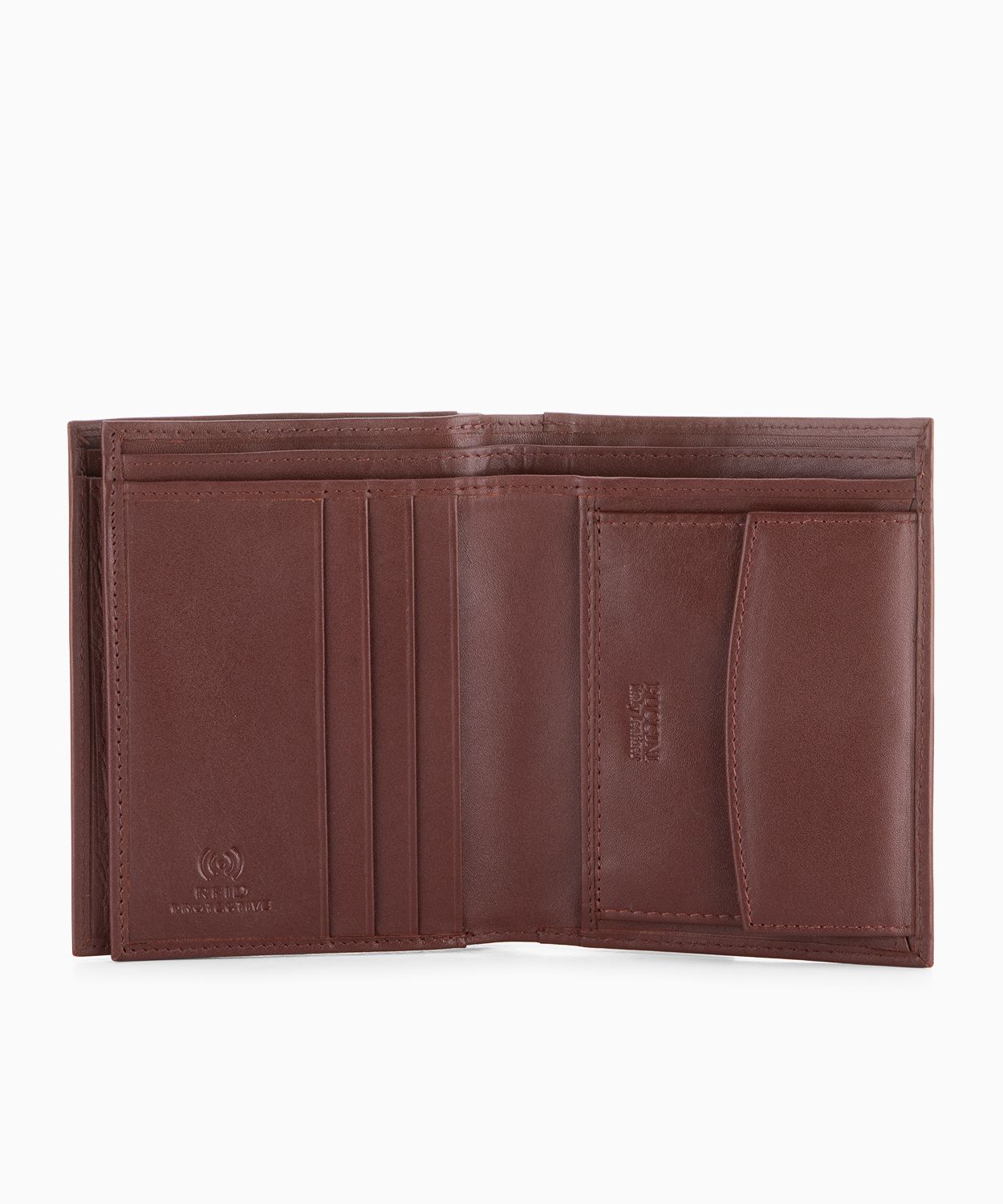  Шкіряний чоловічий гаманець коричневого кольору