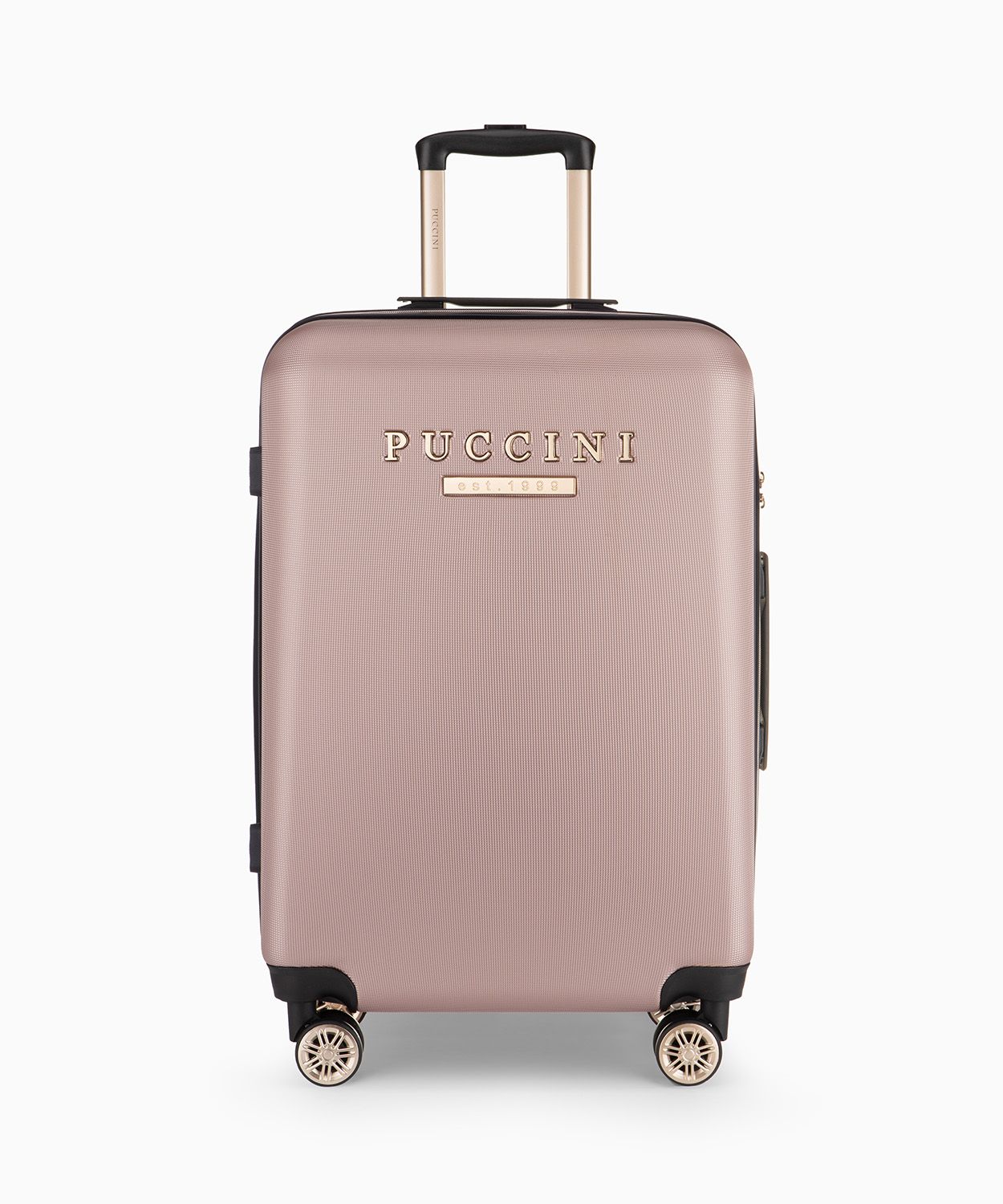 Середня валіза з вишуканим написом