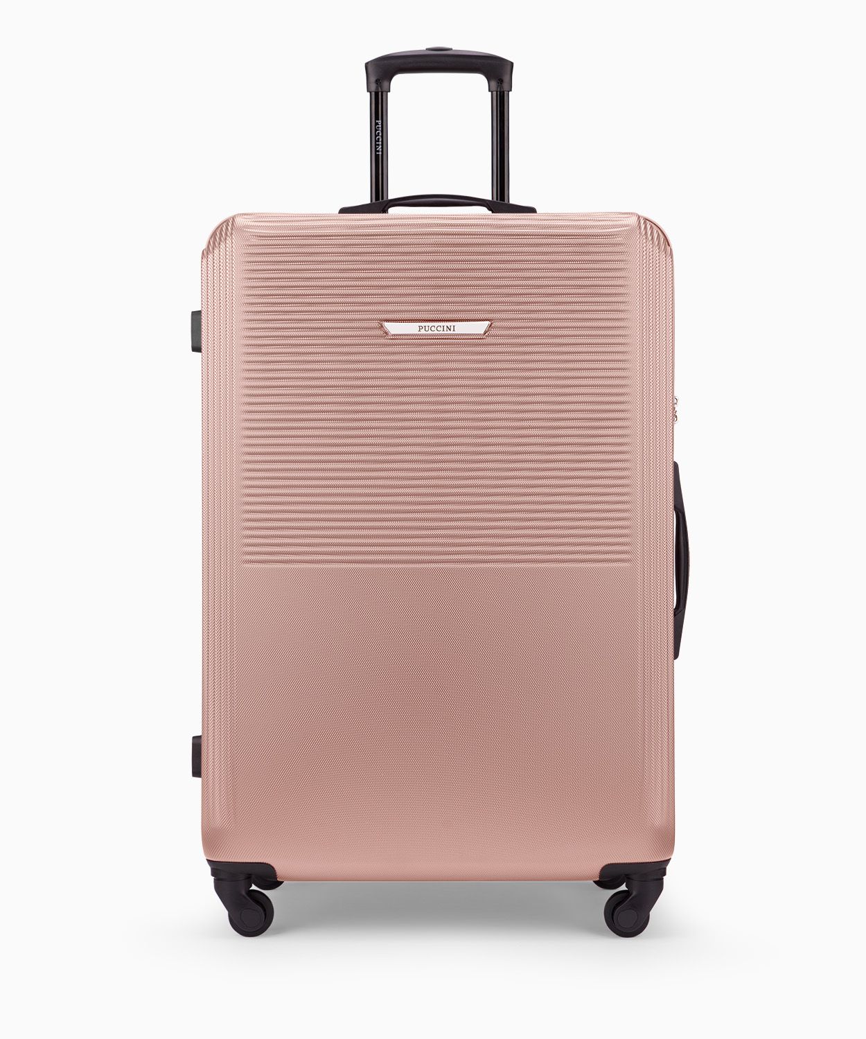  Велика валіза в кольорі рожевого золота на колесах