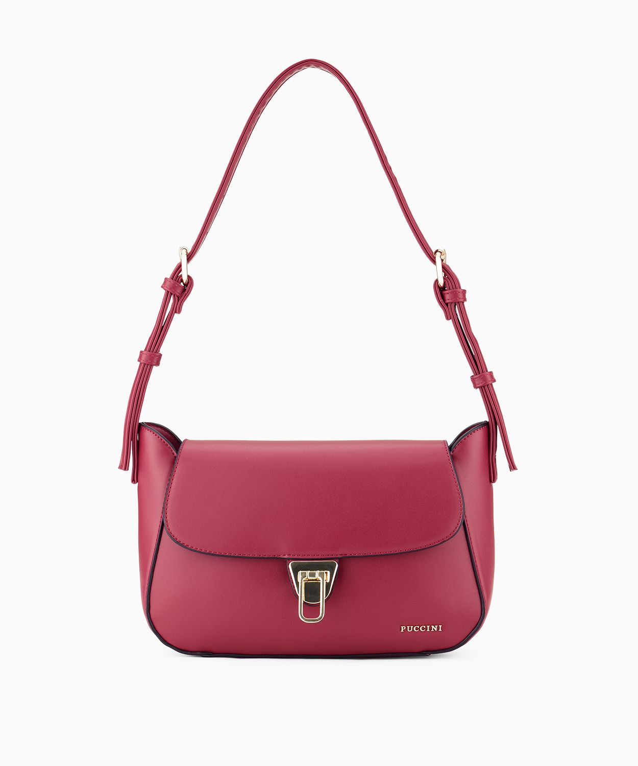  Жіноча багетна сумка через плече з регульованою лямкою