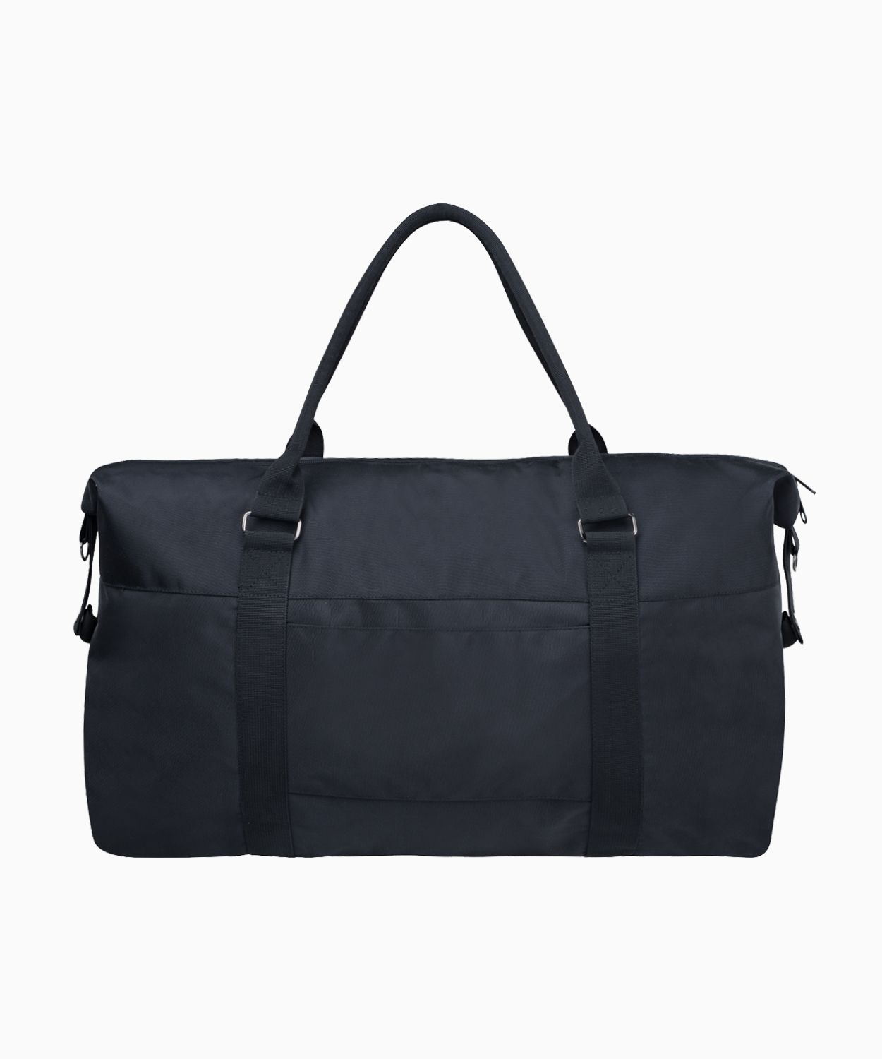 Чорна дорожня сумка з регульованим ременем 