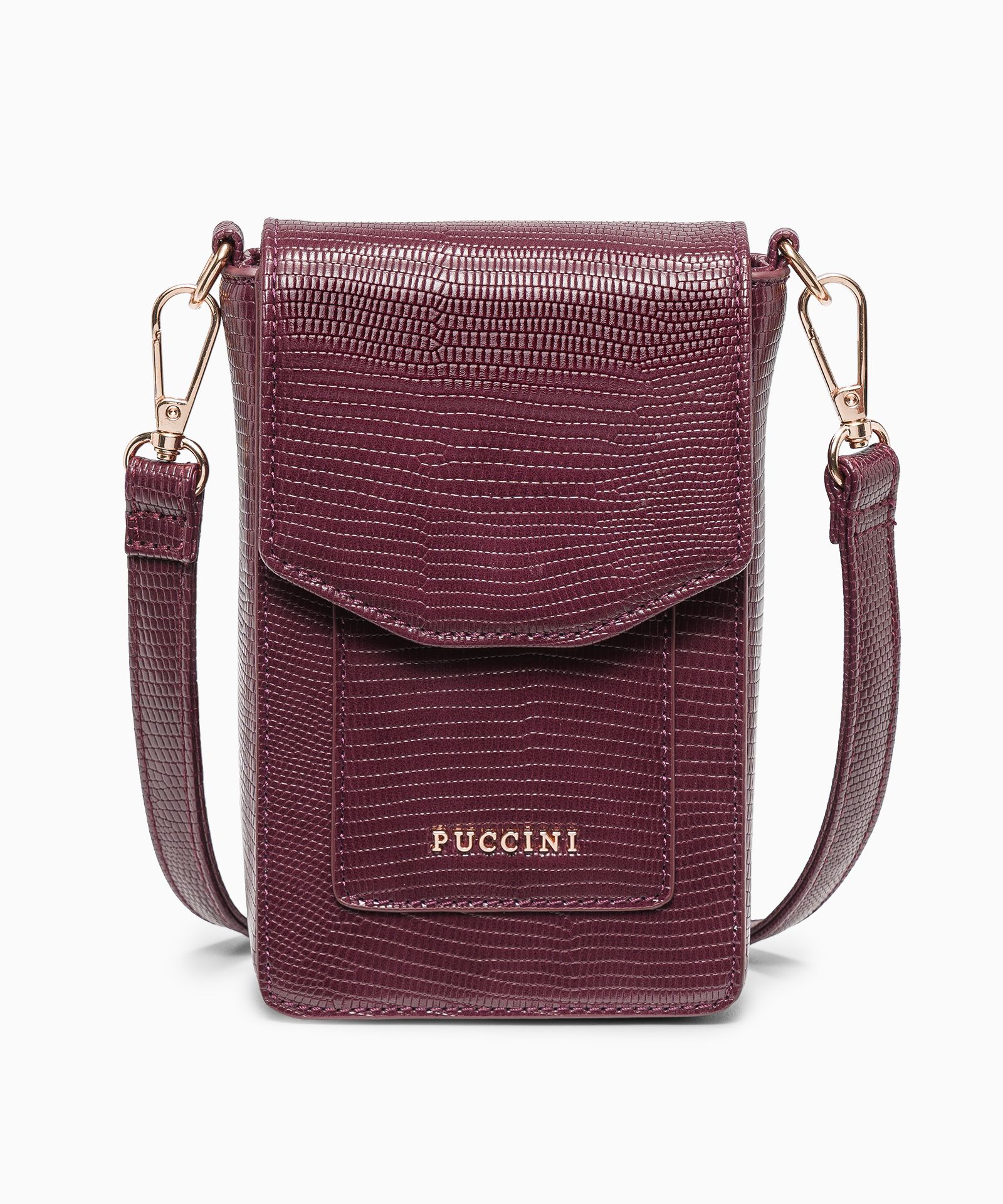 Жіноча міні-сумка бордова