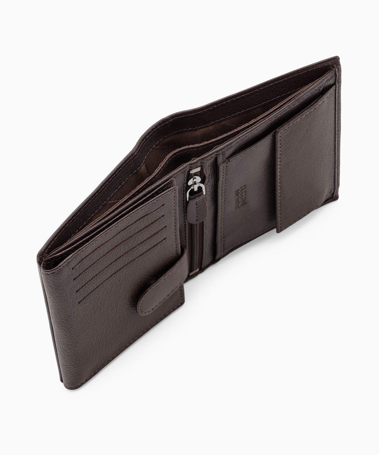 Чоловічий коричневий шкіряний гаманець