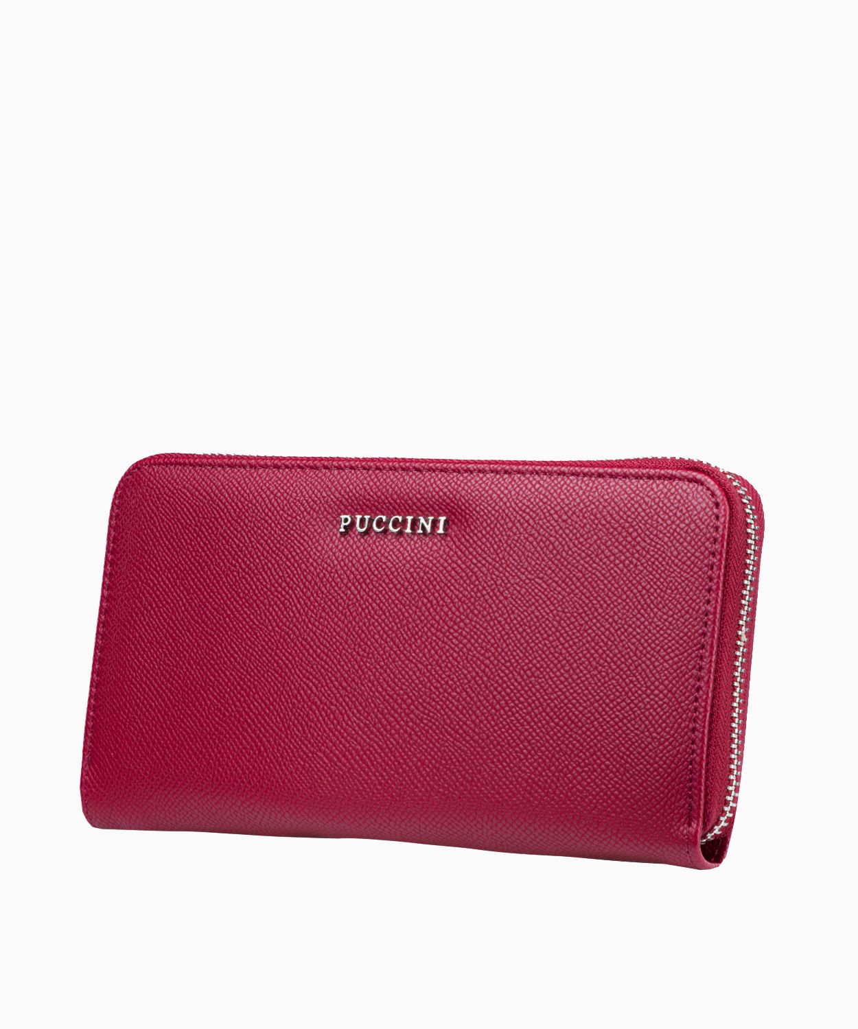 Великий червоний жіночий гаманець з екологічної шкіри 