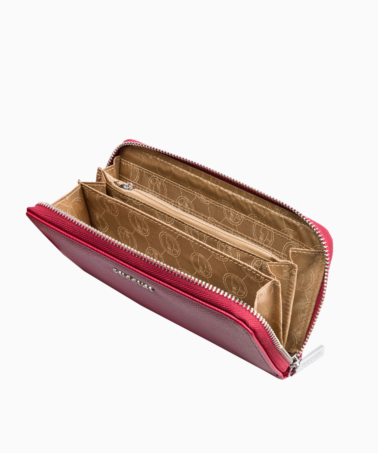 Великий червоний жіночий гаманець з екологічної шкіри 