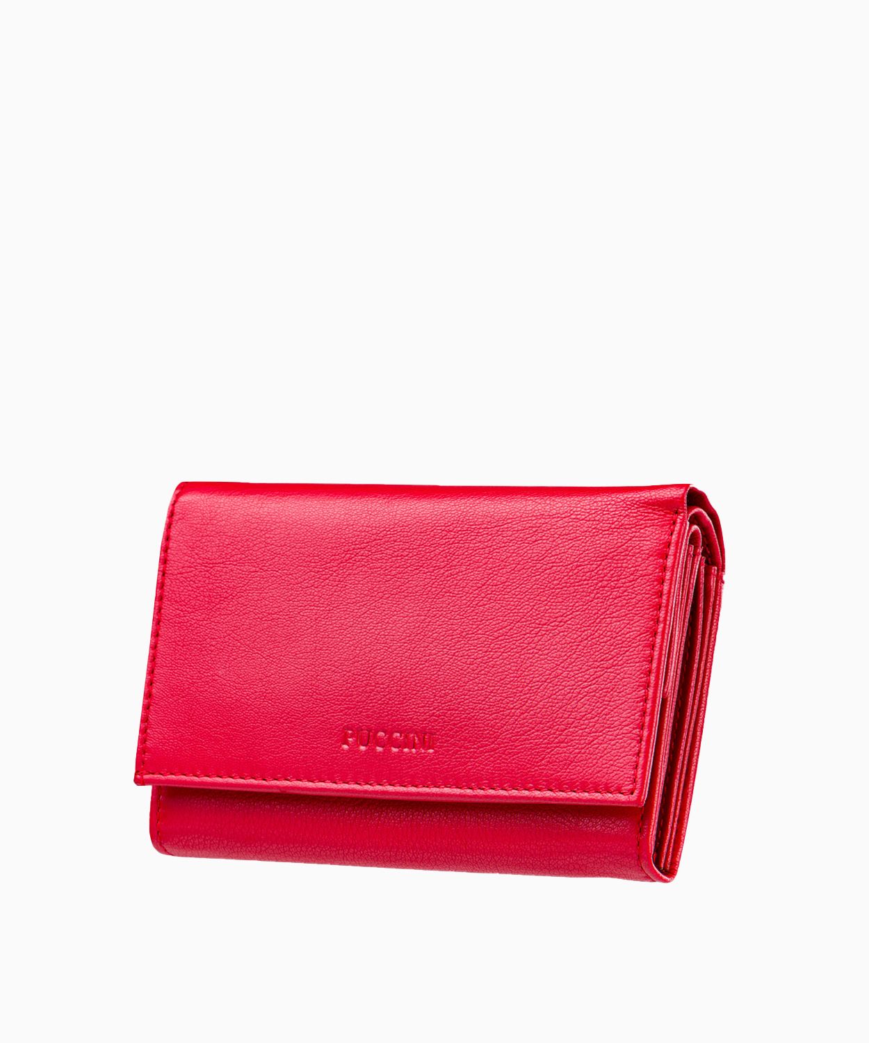 Жіночий червоний гаманець на засувці Etna 
