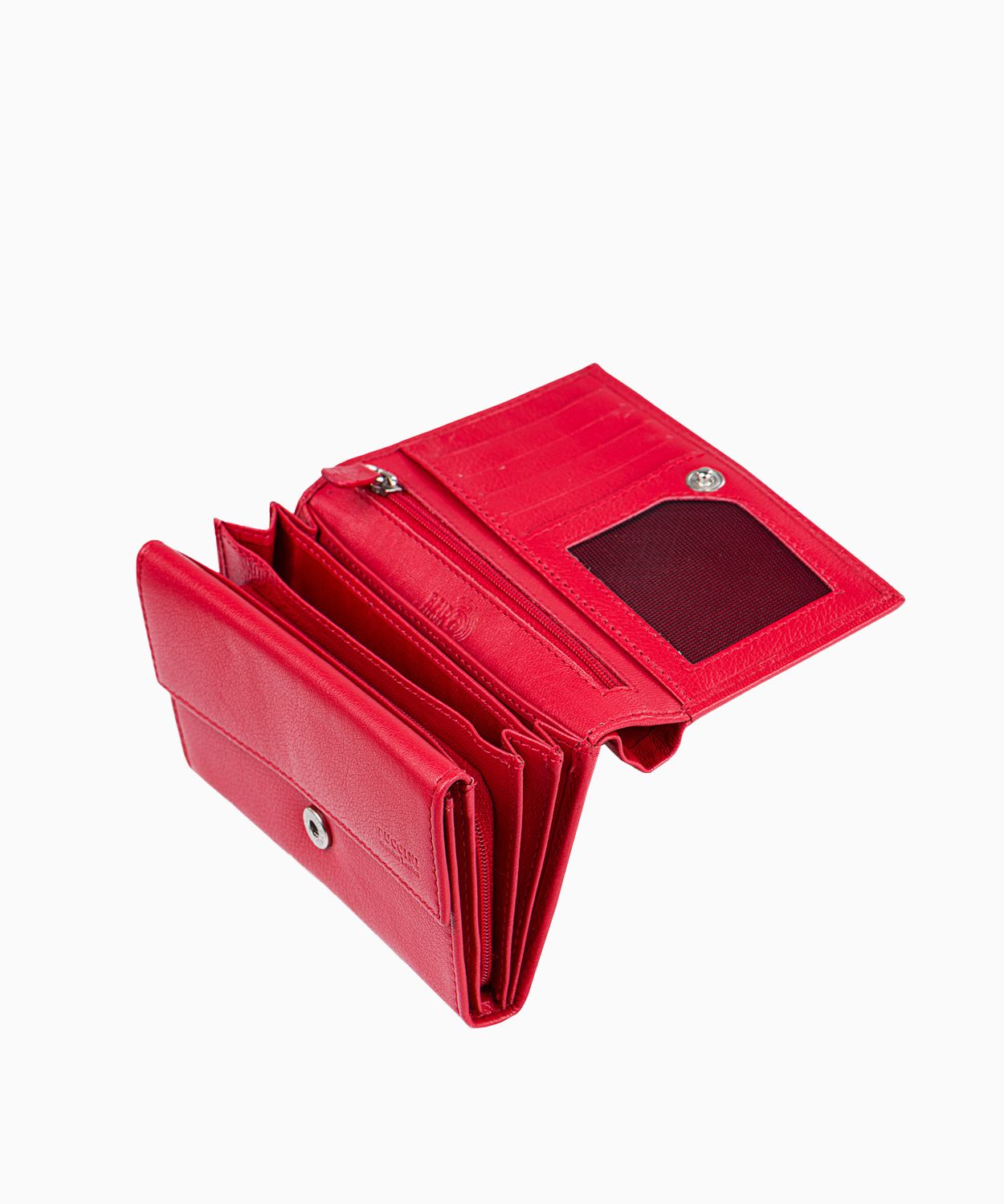 Жіночий червоний гаманець на засувці Etna 