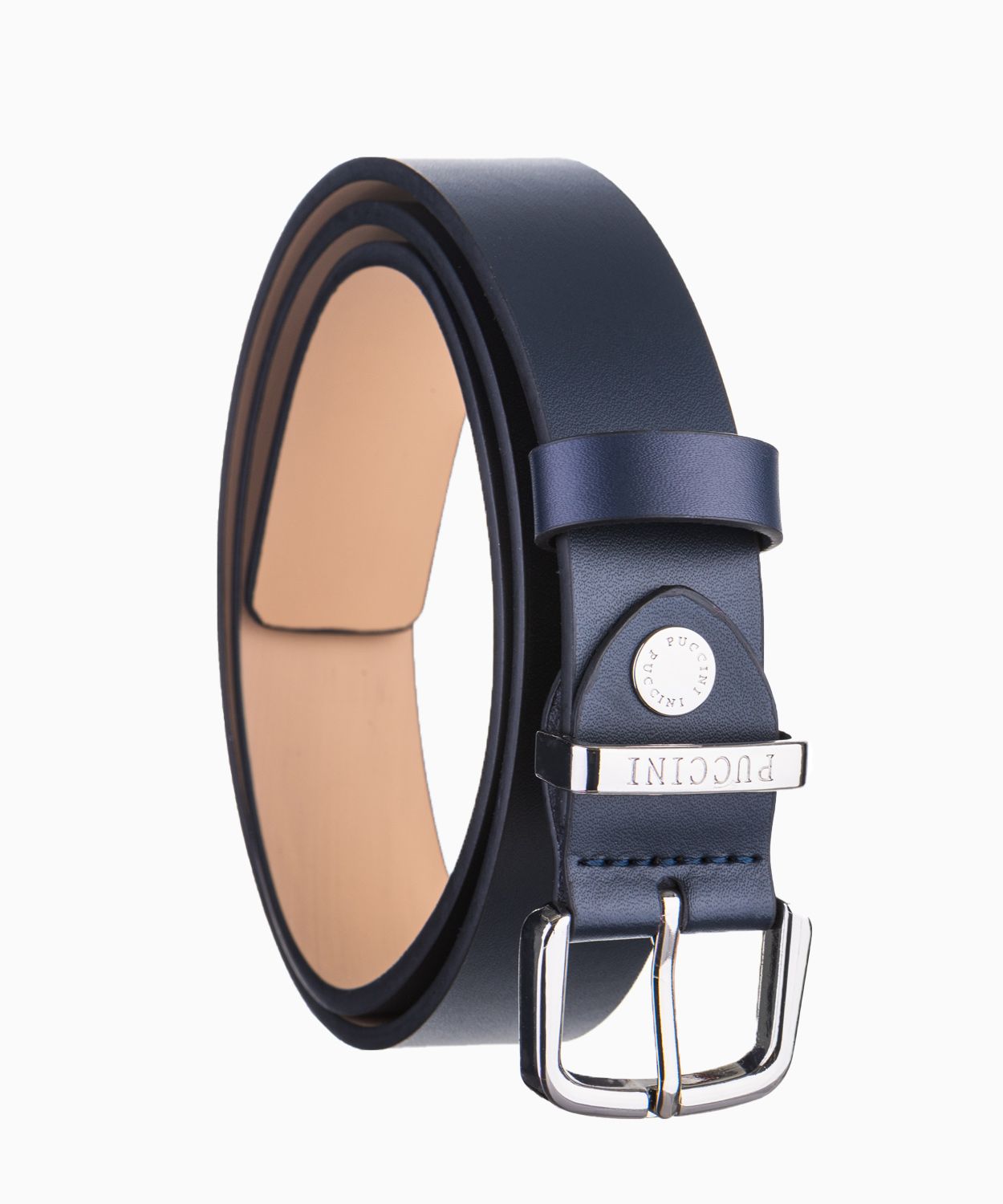 Класичний темно -синій жіночий шкіряний розмір ременя l