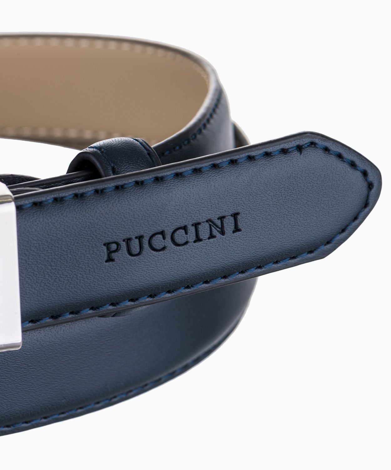 Жіночий вузький темно-синій ремінь з натуральної шкіри розмір m 