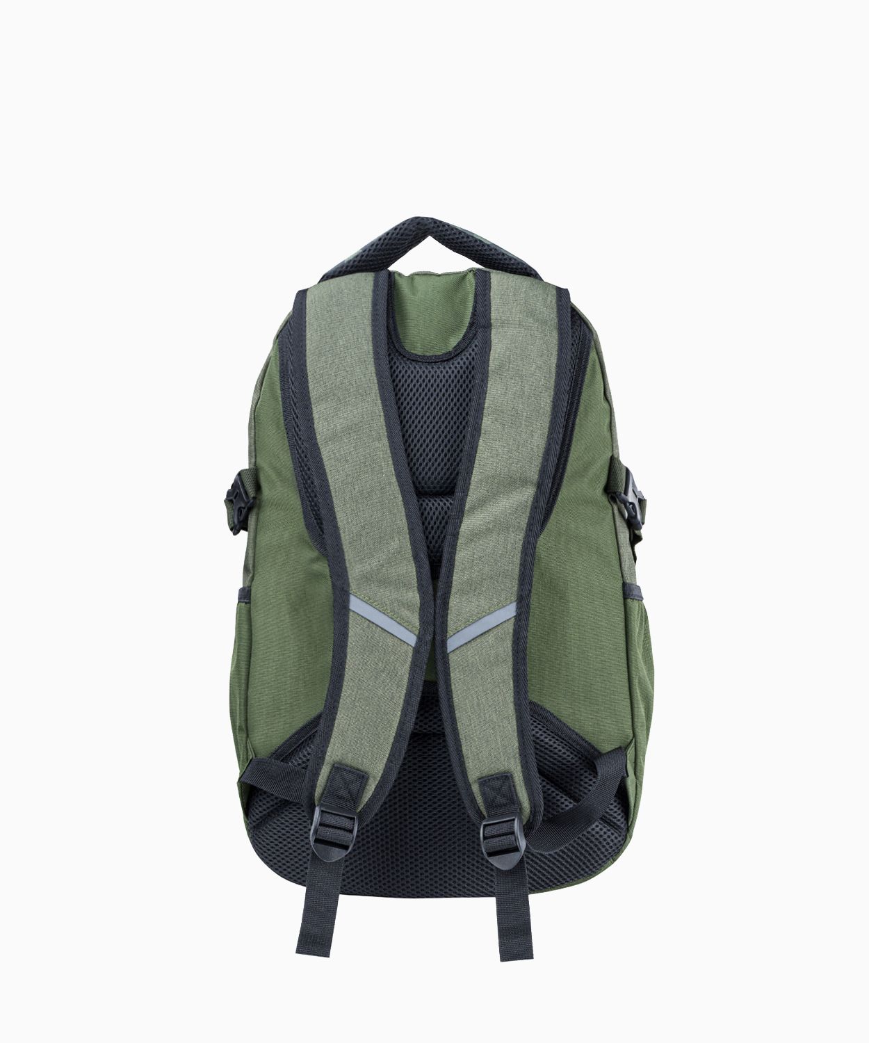 Зелений рюкзак з кишенями в камуфляжному візерунку 